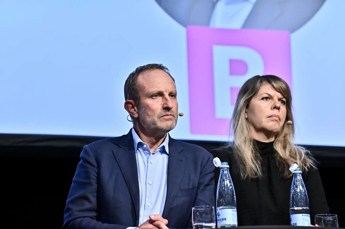 Hverken De Radikales politiske leder, Martin Lidegaard, eller Alternativets politiske leder, Franciska Rosenkilde, er imponeret over regeringens nye klimamål for 2035. (Arkivfoto).