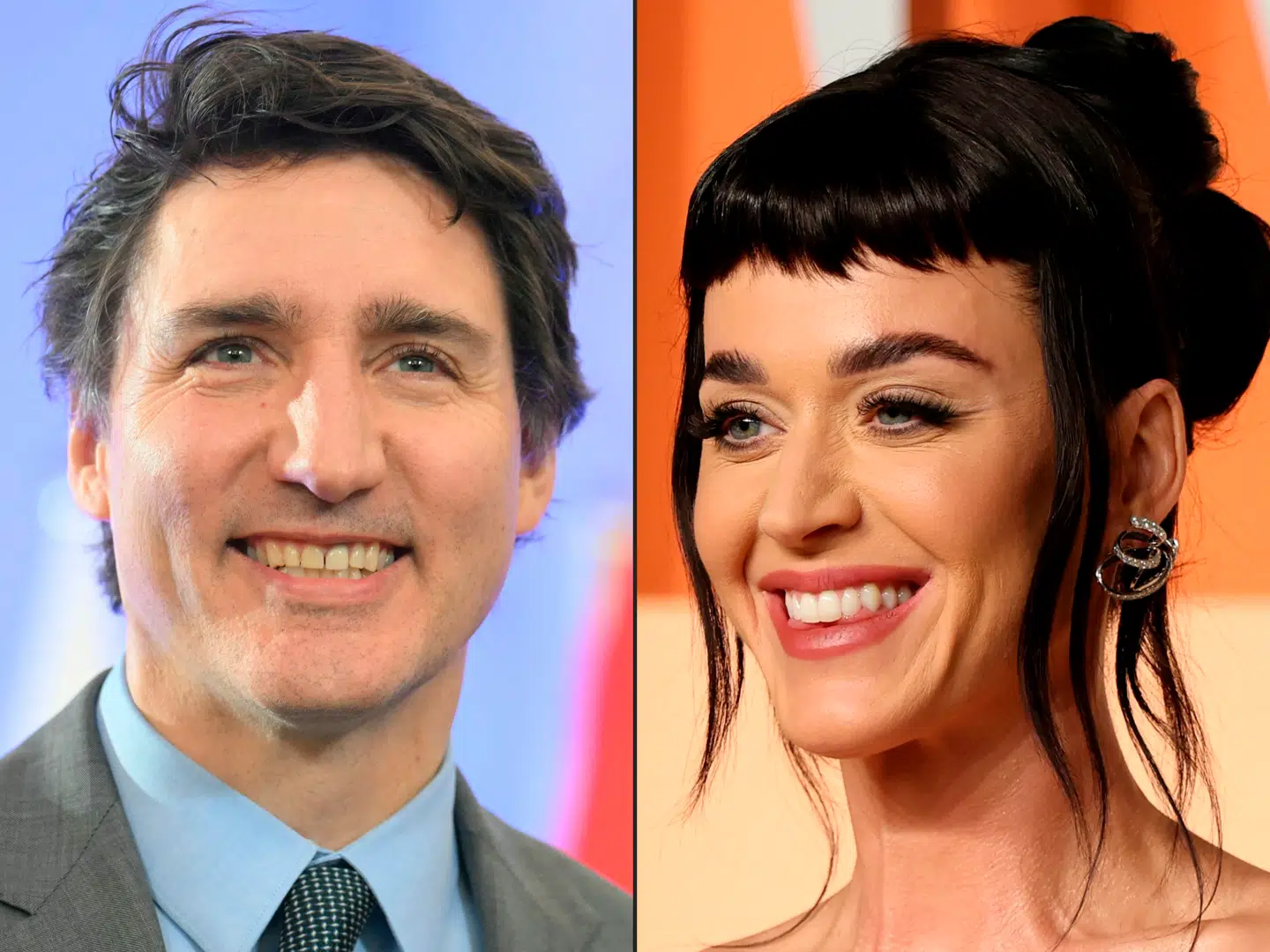 Canadas tidligere premierminister Justin Trudeau og popstjernen Katy Perry.