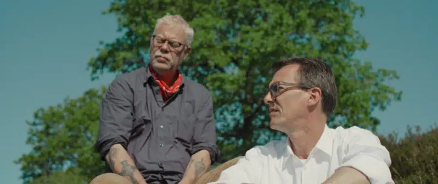 Prins Joachim og forfatter Steffen Jacobsen.