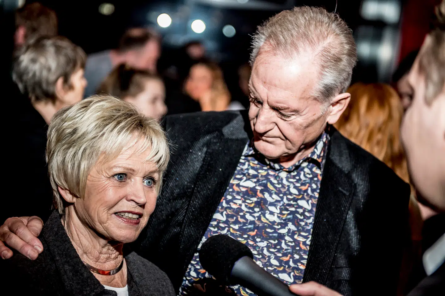 Hilda og Keld Heick har turneret land og rige rundt som musikere sammen næsten hele karrieren og er blevet ikoner indenfor dansktop og Melodi Grand Prix. Her ses musikerægteparret til pressemøde på netop Dansk Melodi Grand Prix i 2018.