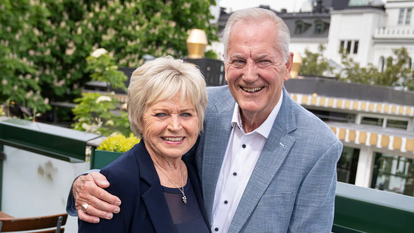 Keld & Hilda Heick under pressemøde hvor Tivoli holder pressemøde og præsenterer Syng-med-i-Tivoli sangere i København onsdag den 14. maj 2025.