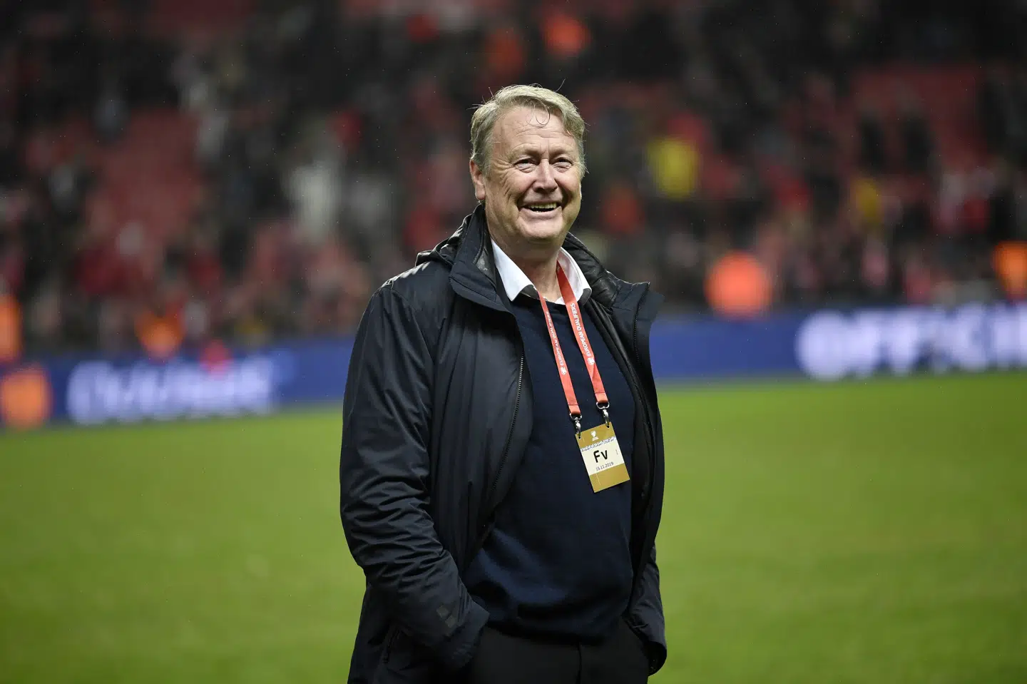 Åge Hareide ses her før en EM-kvalifikationskamp i Parken i 2019. (Arkivfoto).