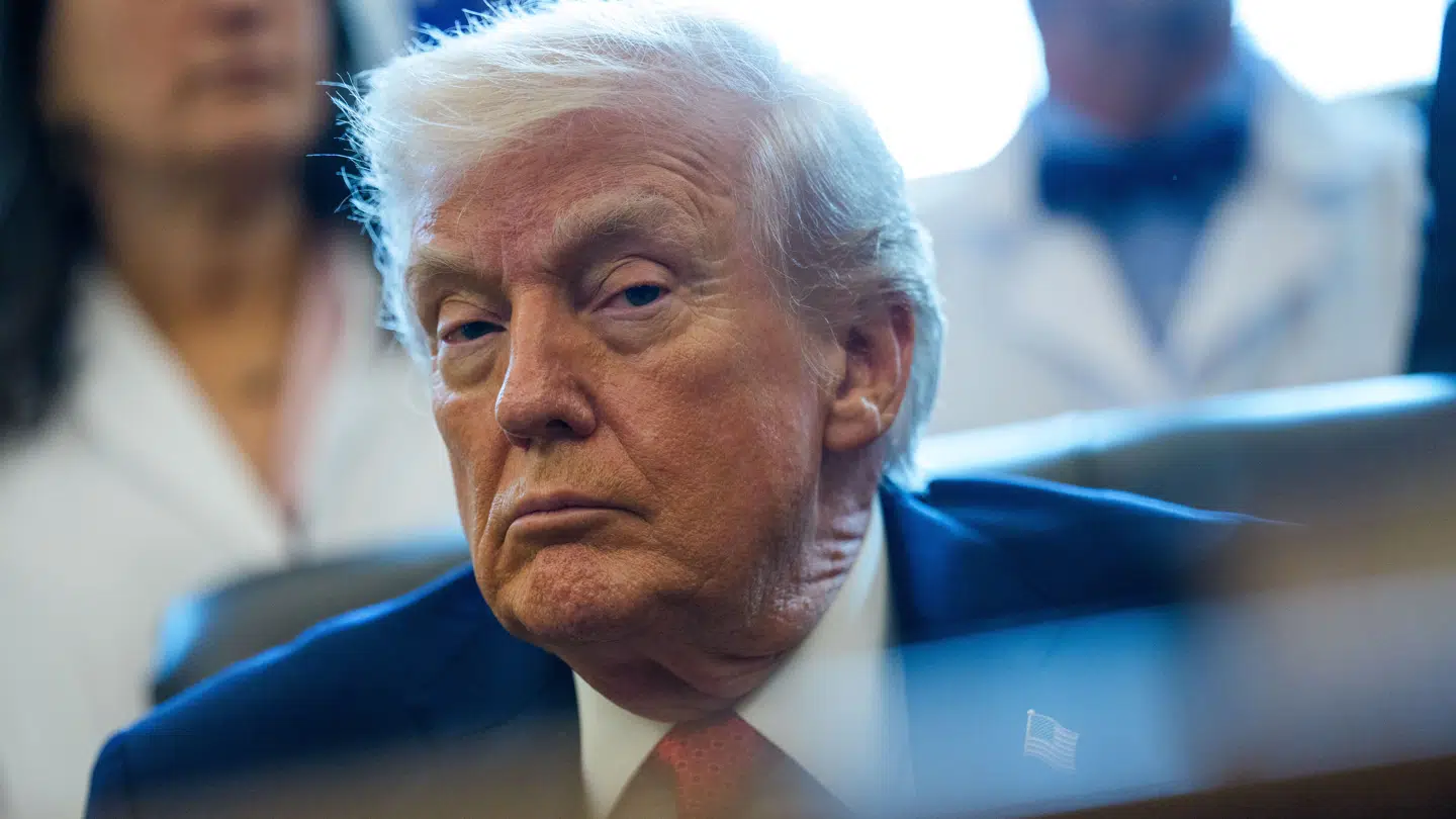 Den amerikanske præsident, Donald Trump, ses her i Det Hvide Hus den 18. december.