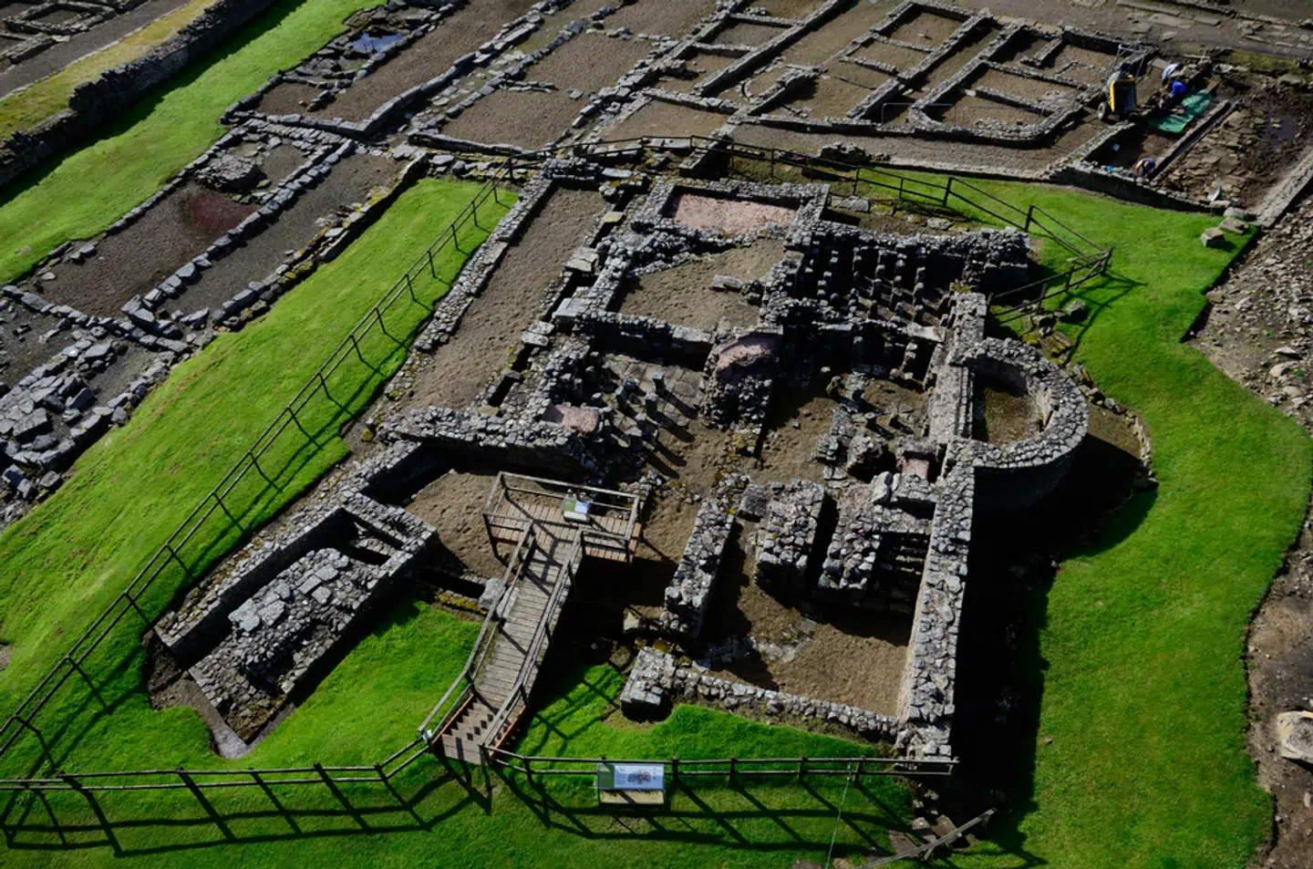 De romerske soldater, der skulle forsvare fortet Vindolanda, var plaget af alvorlige maveinfektioner. Foto: Vindolanda Trust