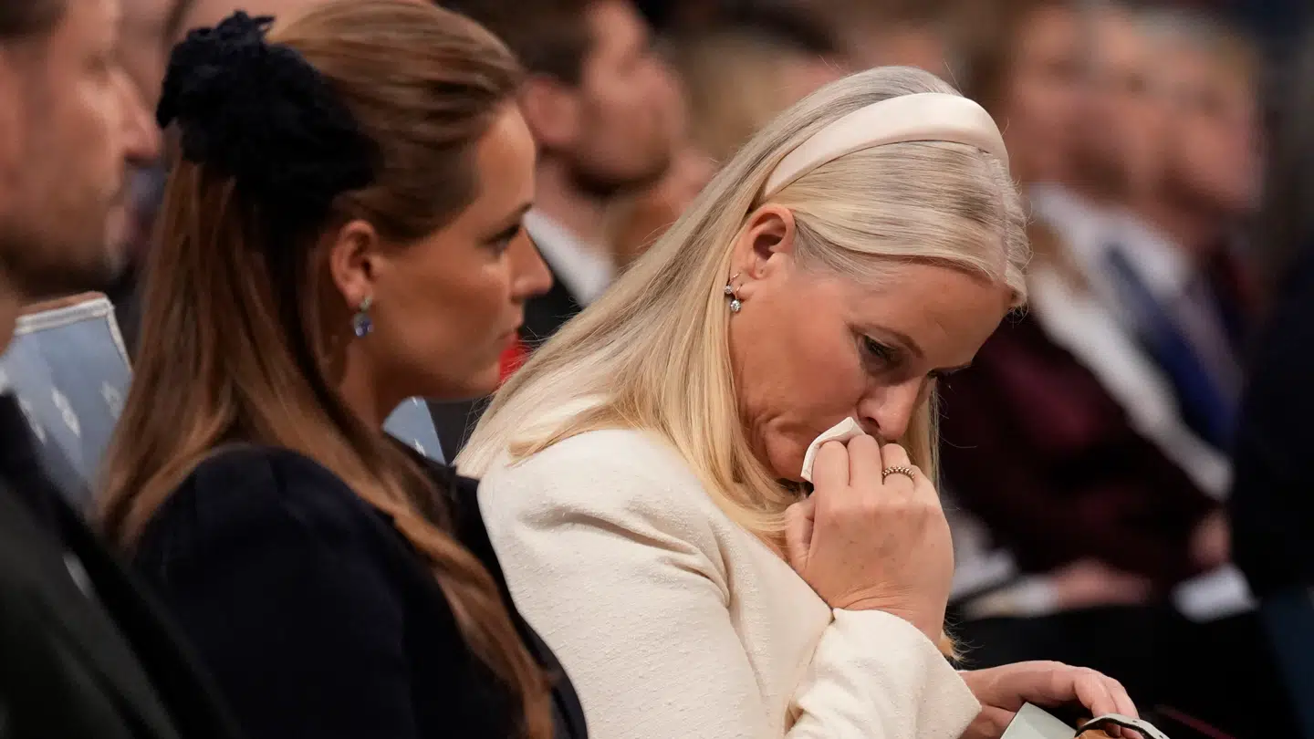 I løbet af efteråret er kronprinsesse Mette-Marits lungesygdom blevet forværret. Her er hun i denne måned til uddelingen af Nobels Fredspris på Oslo Rådhus.