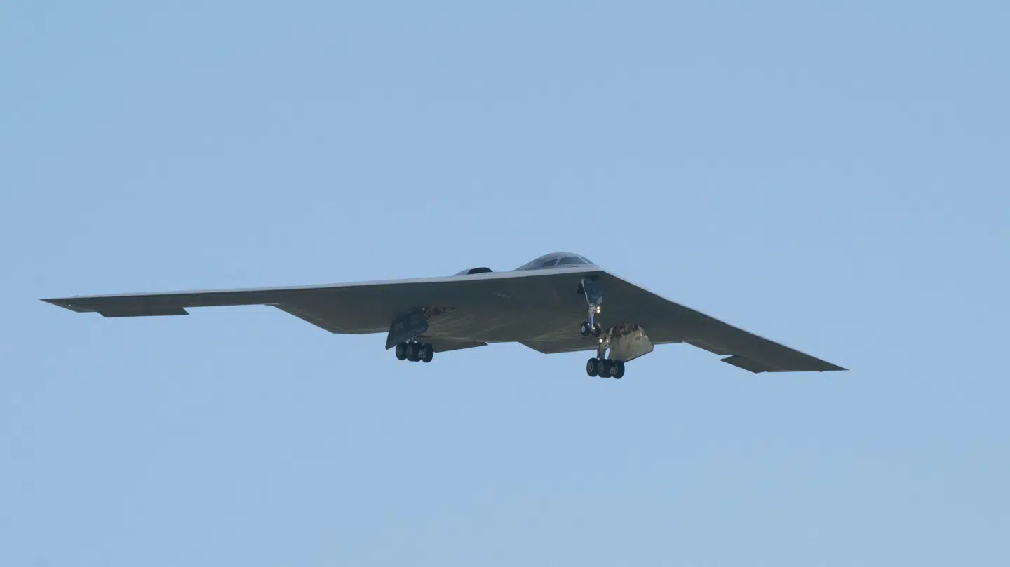 Det var netop sådan et B-2-bombefly, der blev brugt under missionen.