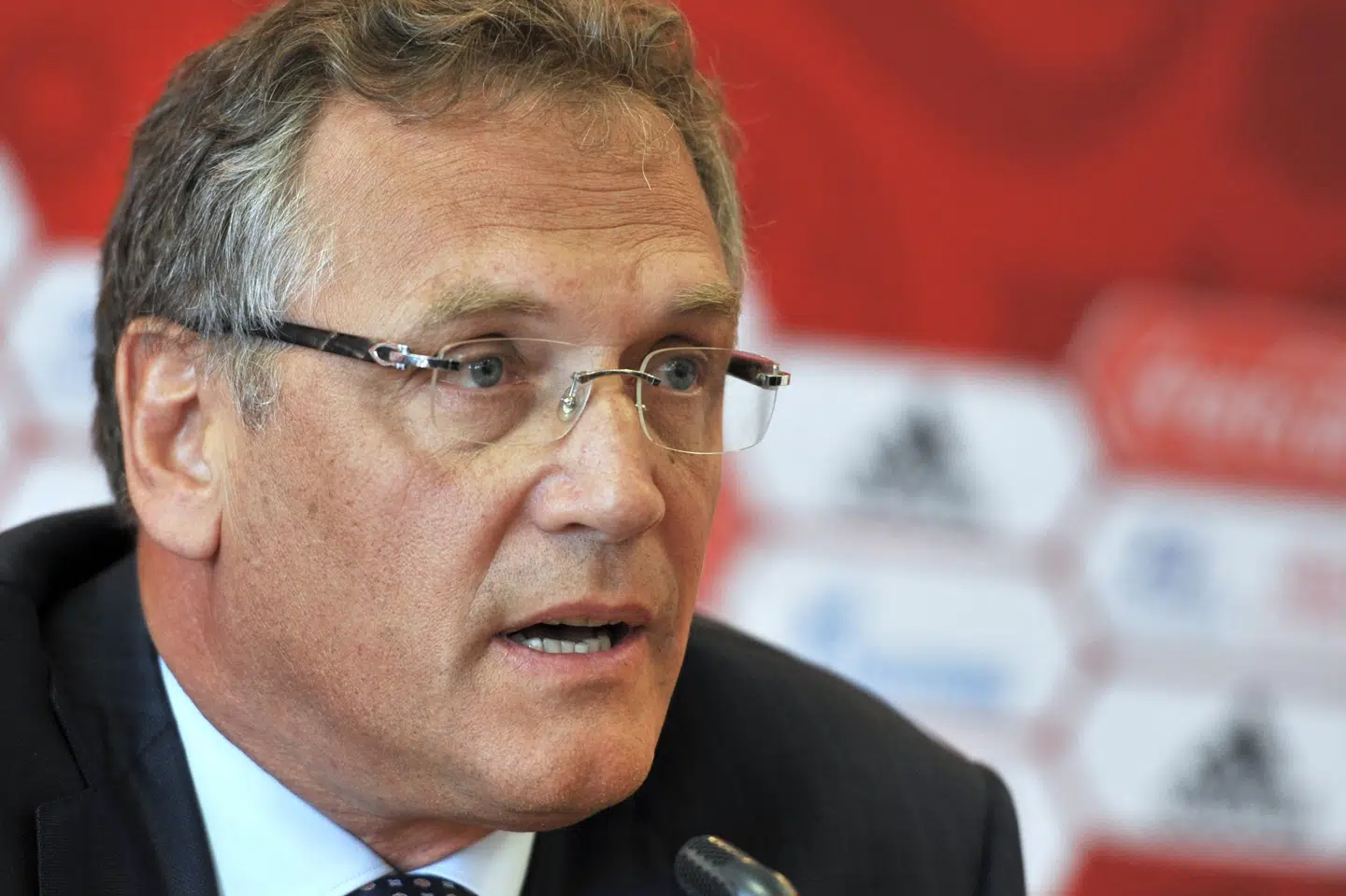 Jerome Valcke var generalsekretær i Fifa i perioden 2007-2016. I sine sidste fire måneders ansættelse var han suspenderet, imens undersøgelse pågik. (Arkivfoto).