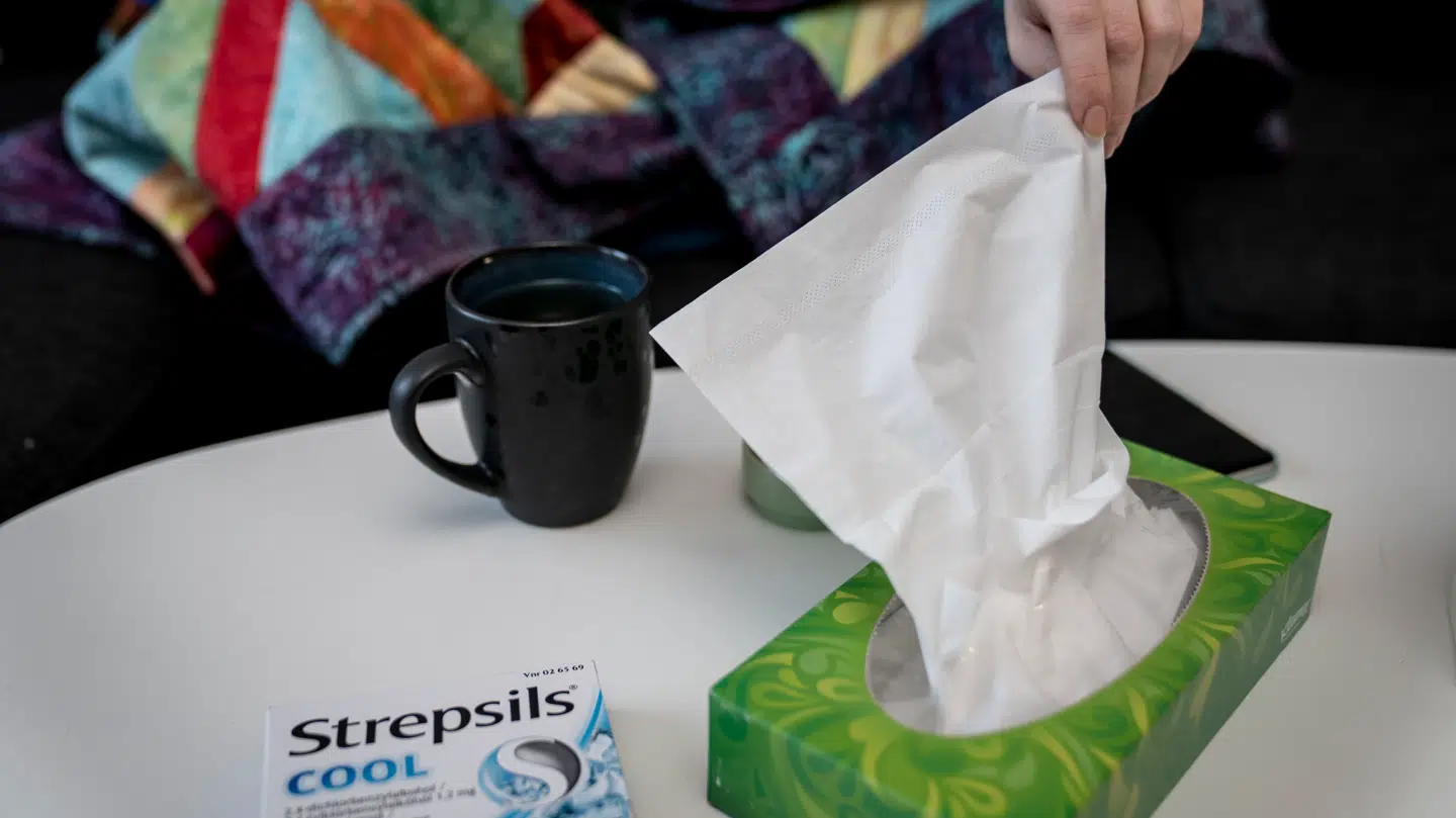 Modelfoto for forkølelse fotograferet i Ringsted, fredag den 18. december 2020.