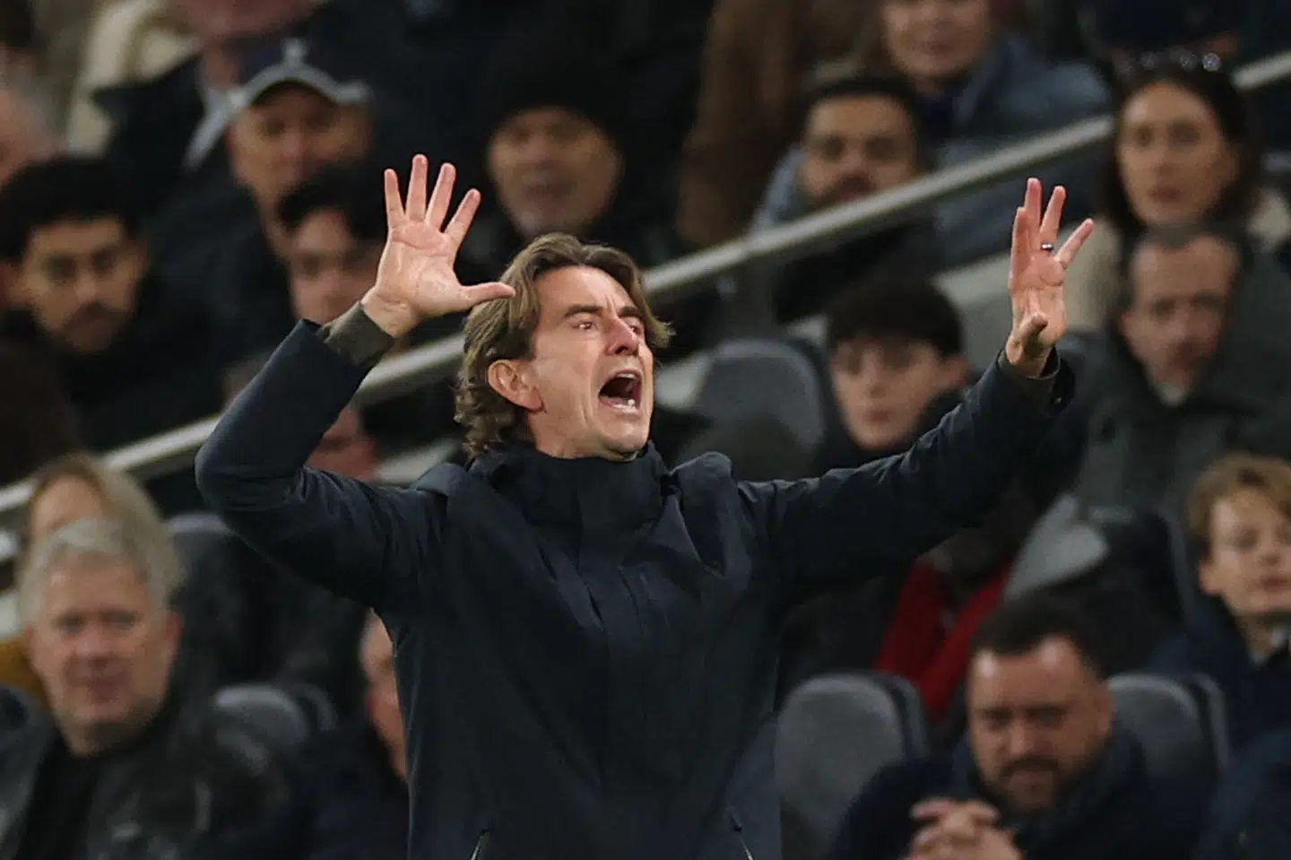 Thomas Frank var rasende over kendelser, da Tottenham tabte til Liverpool.