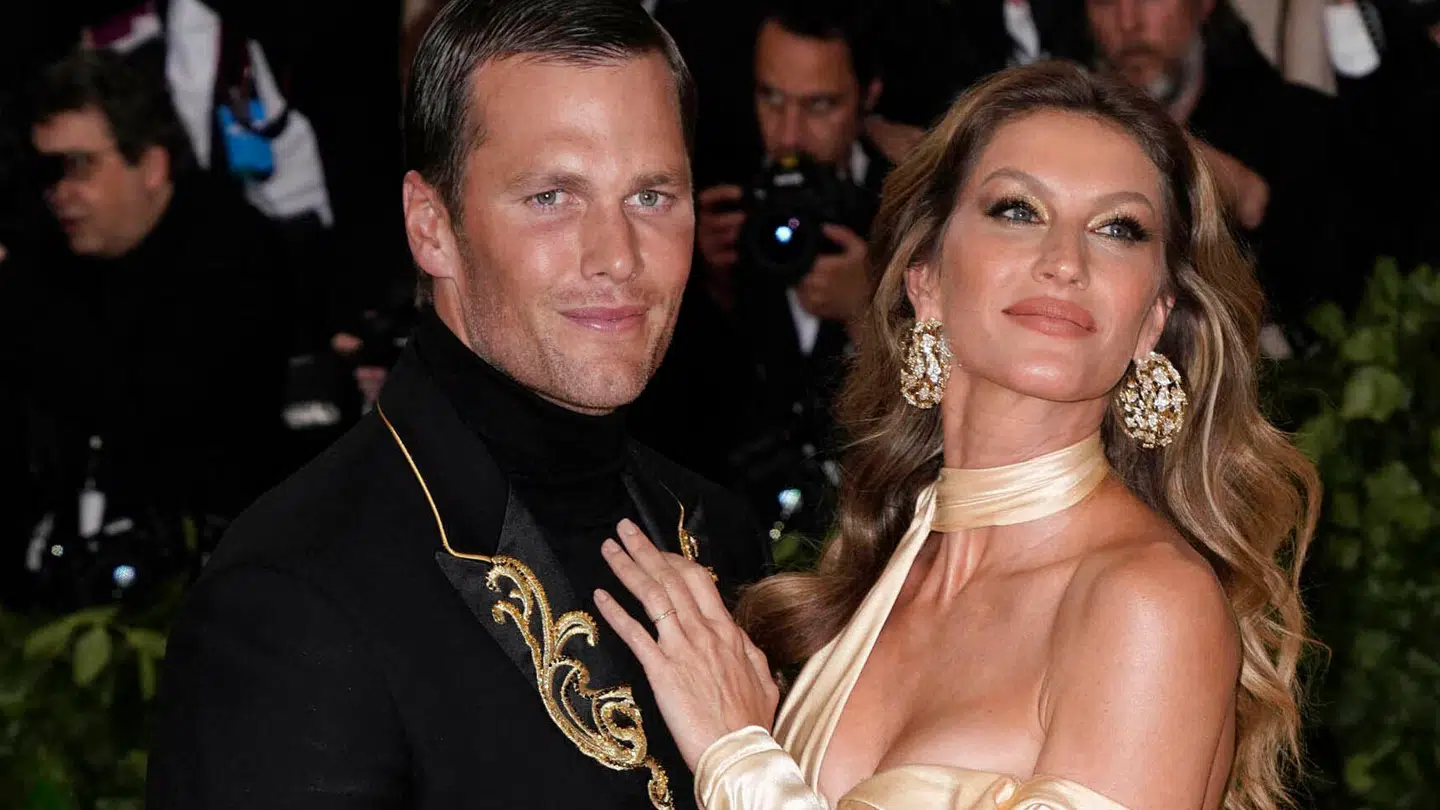 Gisele Bündchen med sin nu eksmand Tom Brady, da de stadig dannede par i 2022.
