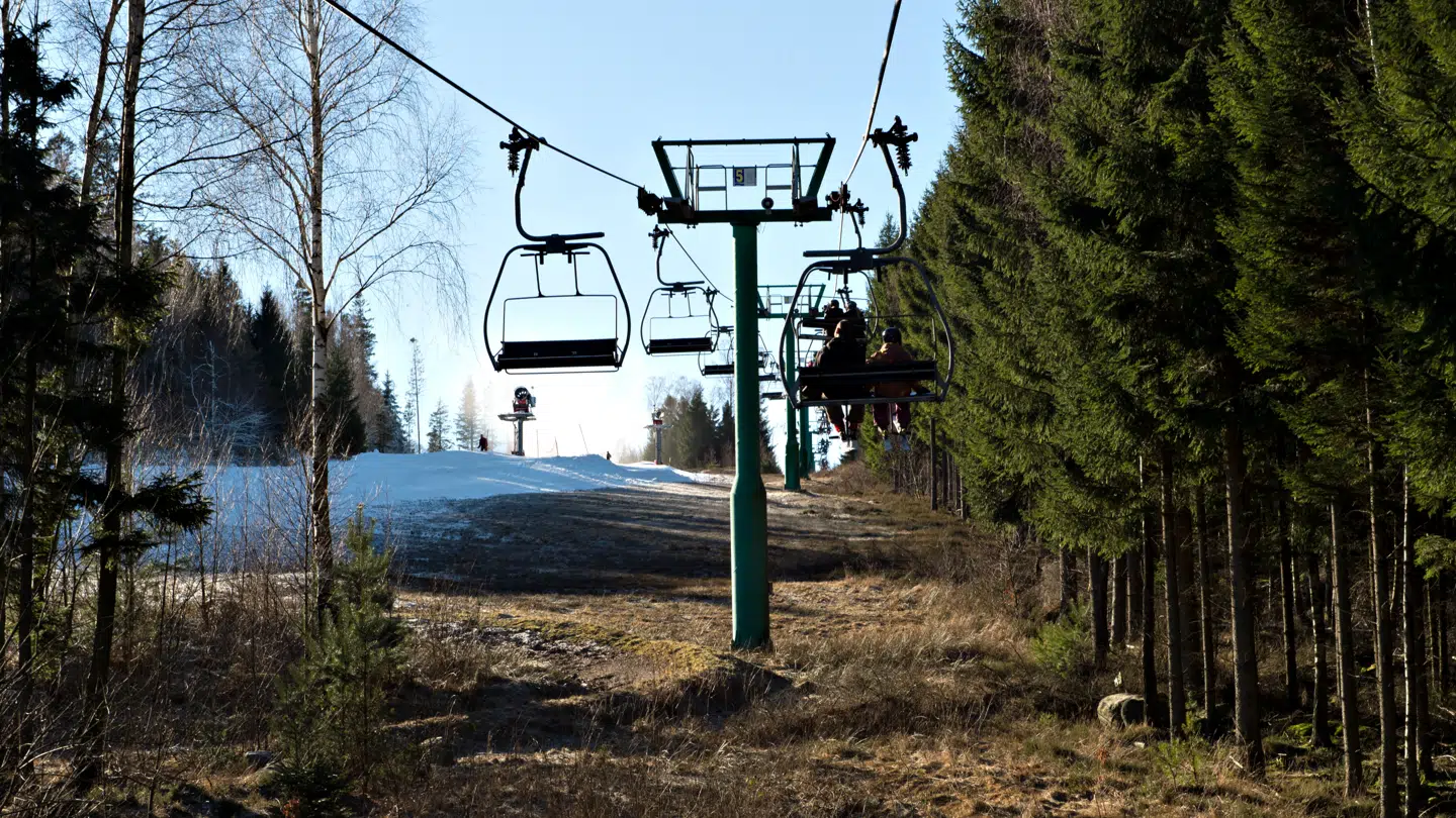 Der mangler sne i Sverige. Arkivfoto.