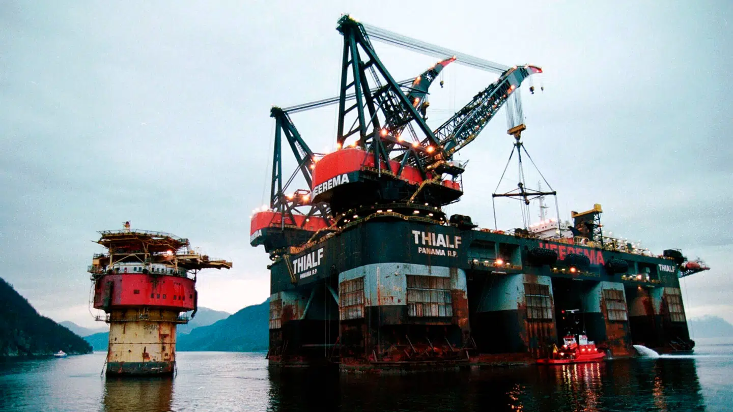 'Thialf' på arbejde tæt på Stavanger. Arkivfoto.