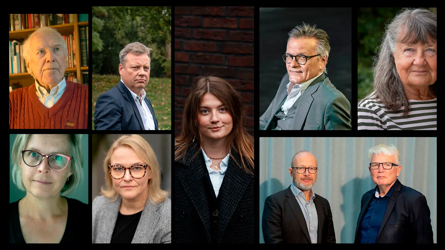 De indstillede til Fonsmark-prisen 2026. I grafikken længere nede i teksten kan du klikke dig videre til de otte motiverede indstillingstekster.