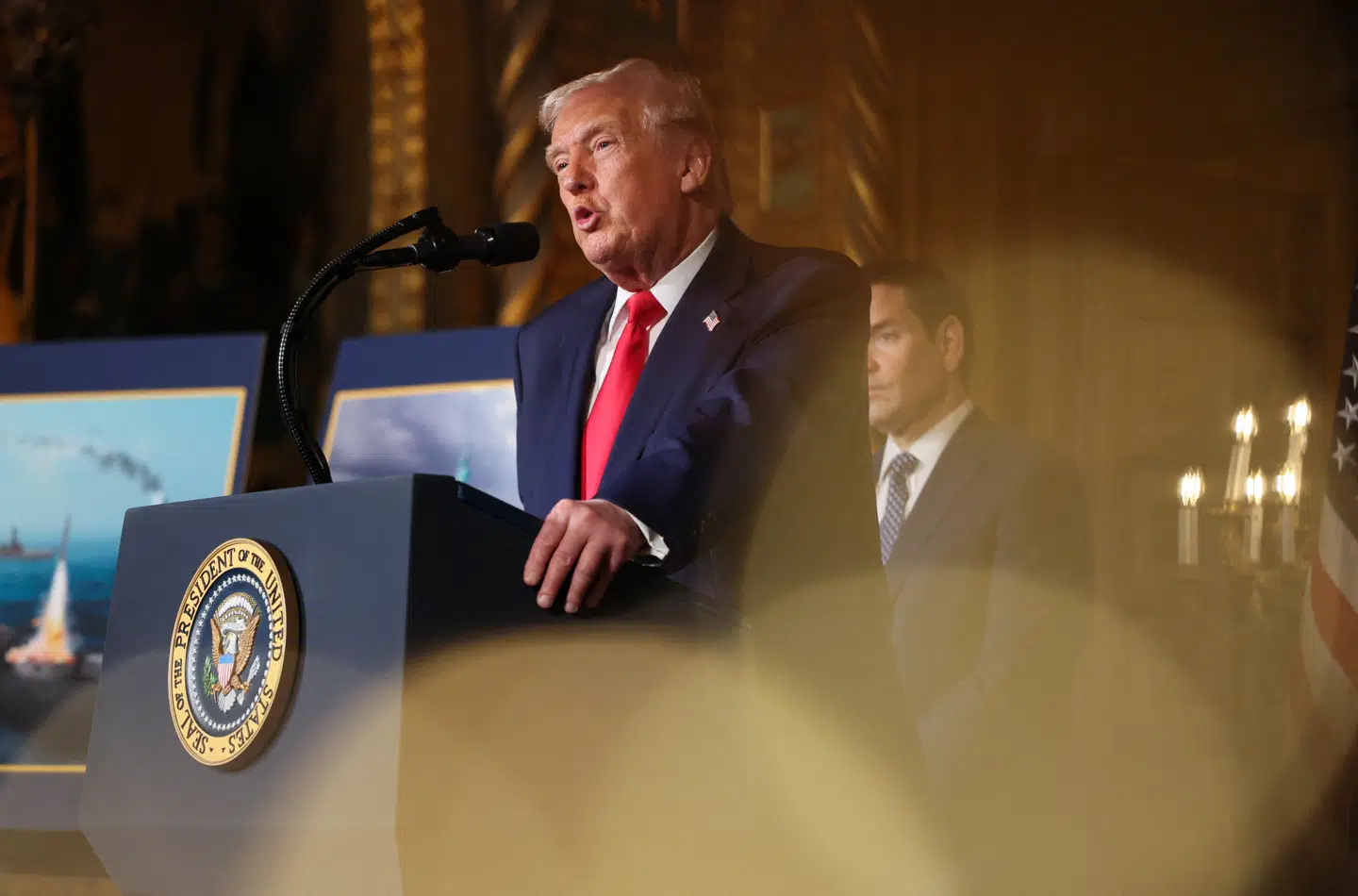 Donald Trump, USAs præsident, præsenterede en ny slags krigsskibe natten til 23. december dansk tid.