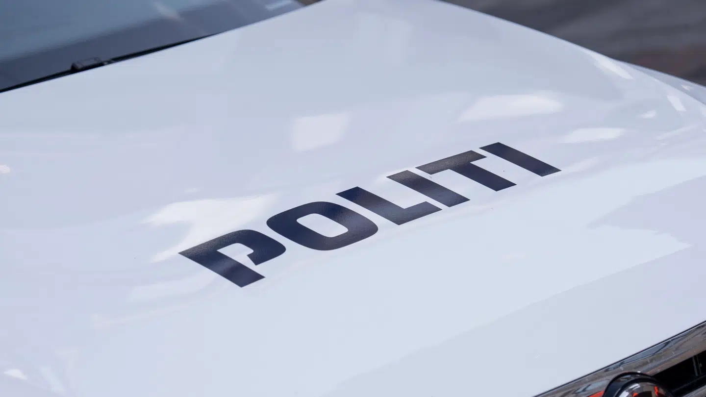 Politibil til øvelse i København fredag den 15. august 2025. (Foto: Sebastian Elias Uth/Scanpix 2025)