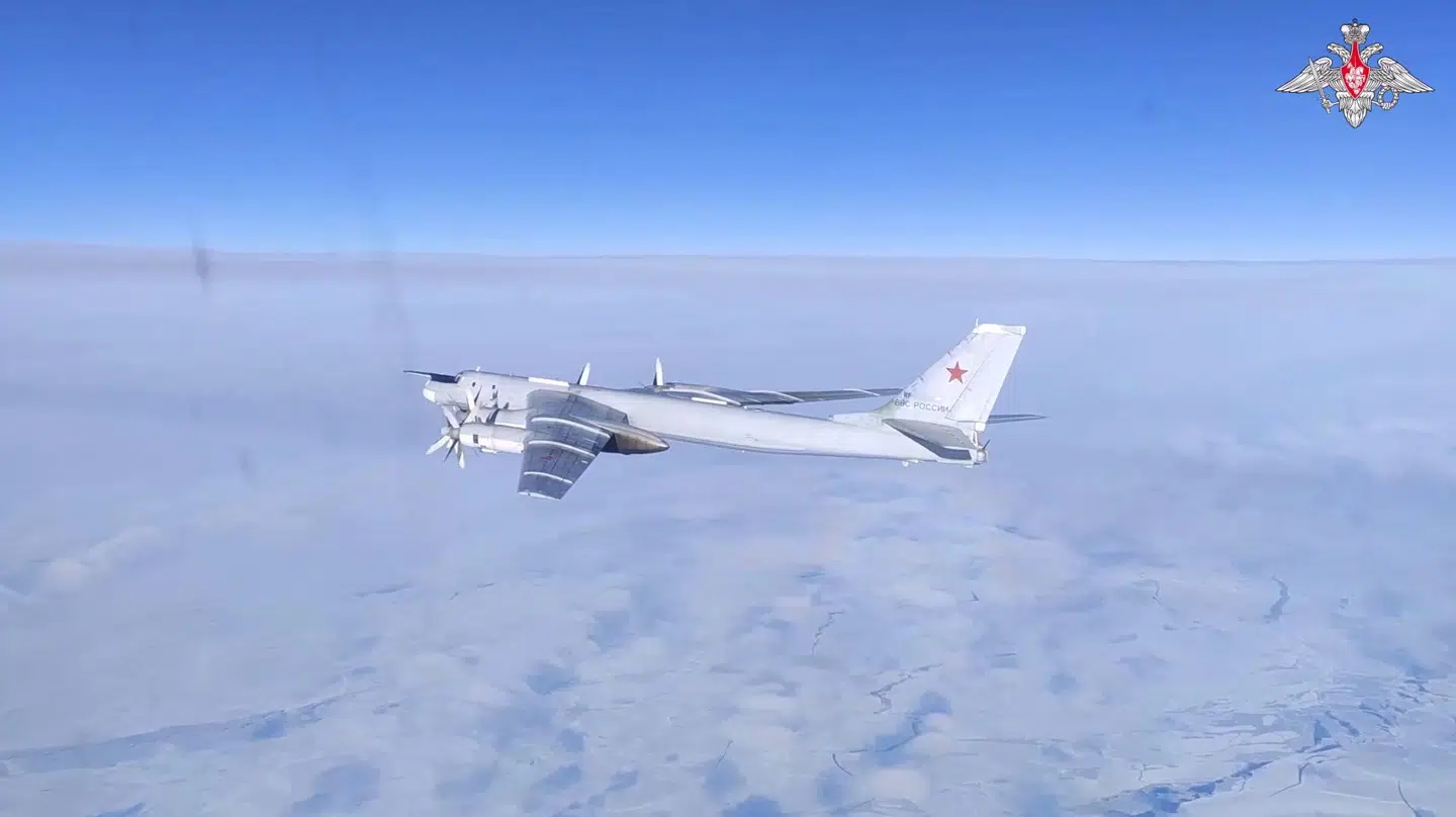 Et russisk Tu-95MS fly som set på billedet skal have fløjet nord for Skandinavien. Ifølge Norges forsvar blev norsk luftrum ikke krænket.