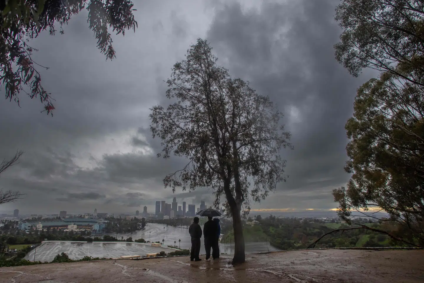 Storbyen Los Angeles i Californien har henover julen været præget af stormvejr og kraftige regnbyger. (Arkivfoto).
