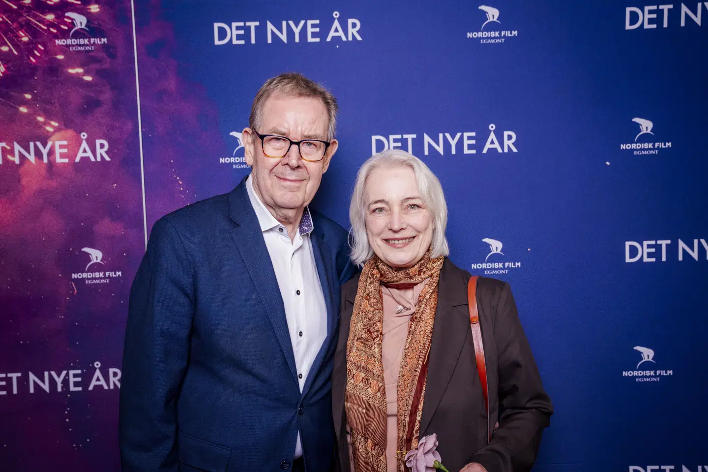 Der er opstået sød musik mellem tidligere statsminister Poul Nyrup Rasmussen og musikeren Michala Petri. De er nærmest lykkelige. (Arkivfoto).