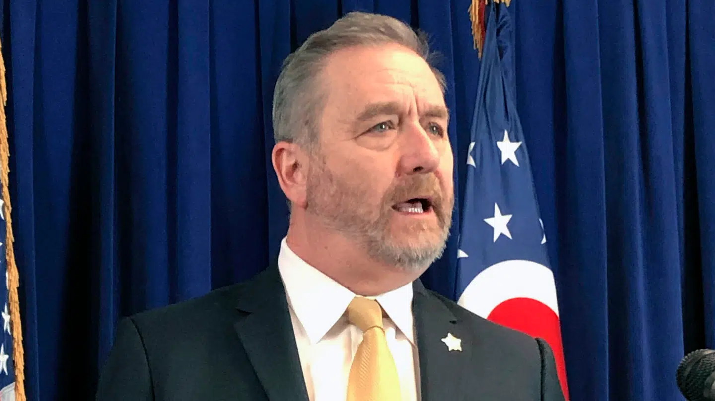 Dave Yost er den øverste juridiske embedsmand i Ohio og har derfor udtalt sig i sagen mod Rebecca Yost.