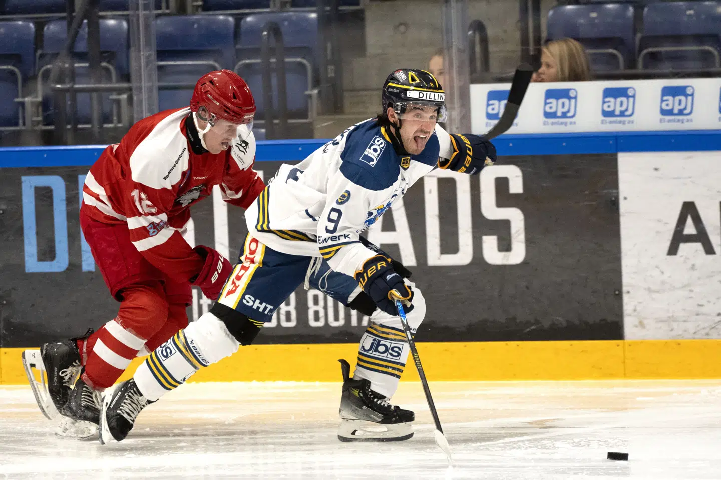 Canadieren Kyle Maksimovich bragte Herning på kurs mod sejren med sin scoring til 3-2 i tredje periode. (Arkivfoto).