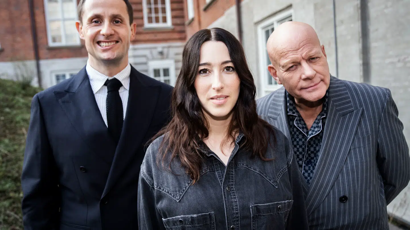 'X Factor'-dommerholdet 2026: Benjamin Hav, Drew Sycamore og Thomas Blachman.