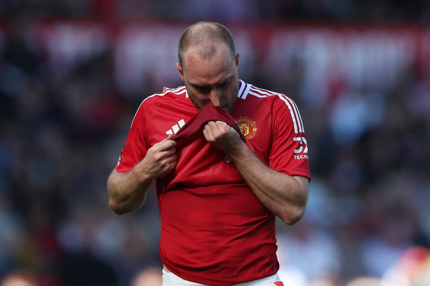 Christian Eriksen spillede 22 kampe under Ruben Amorim i Manchester United. (Arkivfoto).