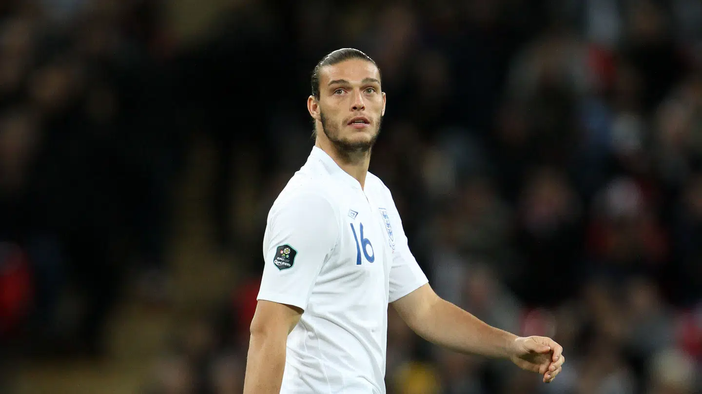 Andy Caroll i landsholdstrikot i 2011.