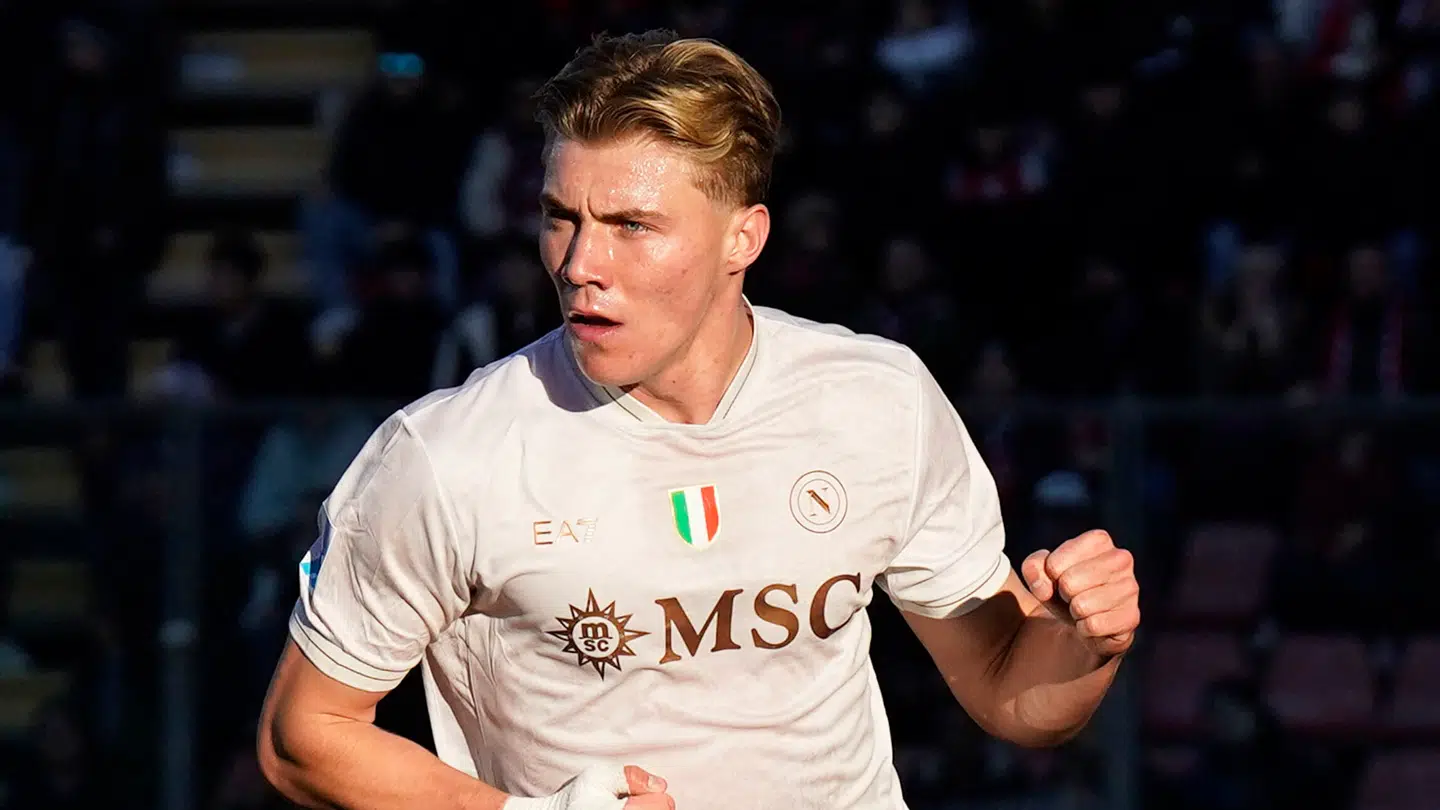 Rasmus Højlund har netop sendt Napoli på sejrskurs.