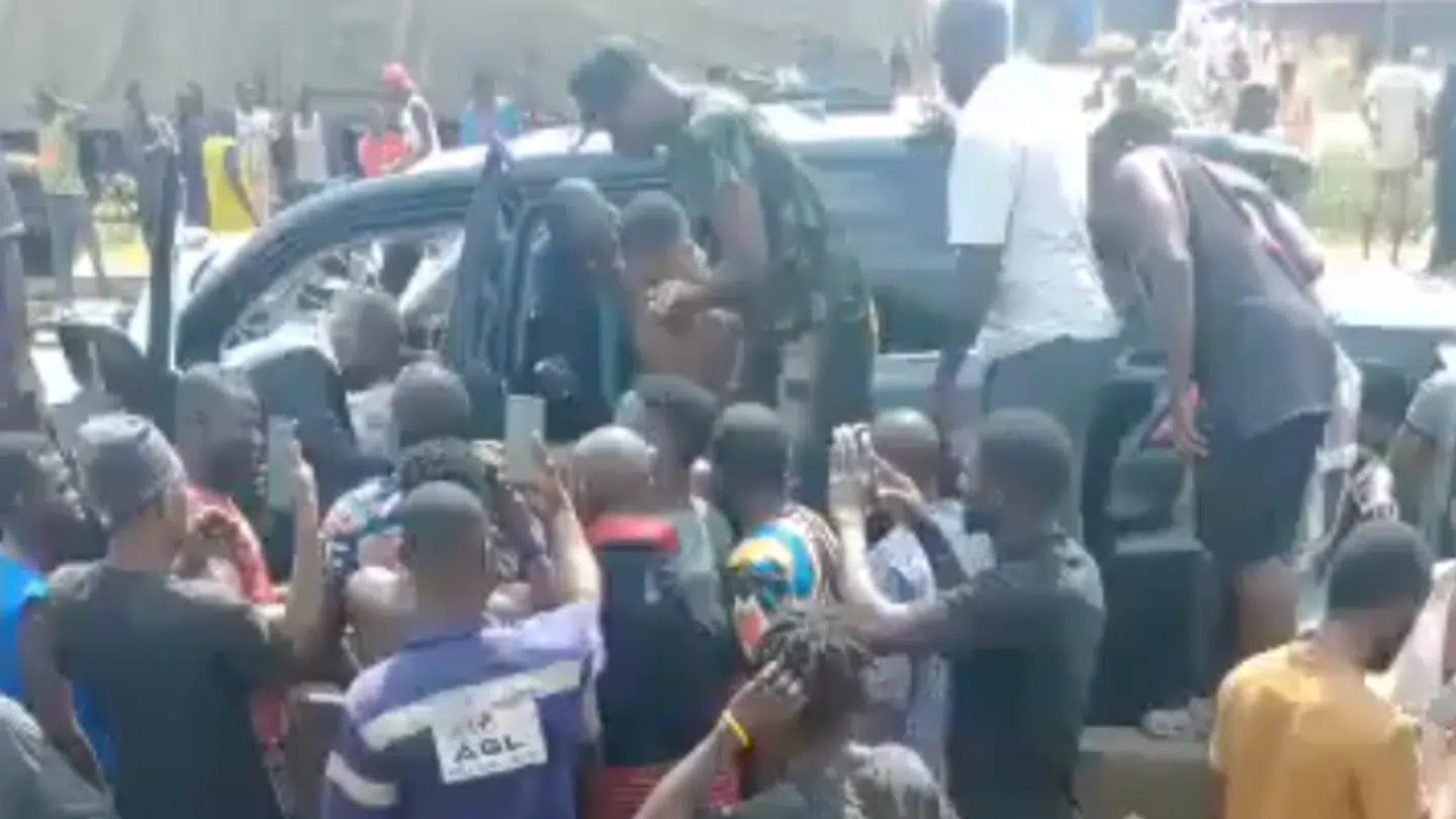 Anthony Joshua har mandag været involveret i et trafikuheld i Nigeria.