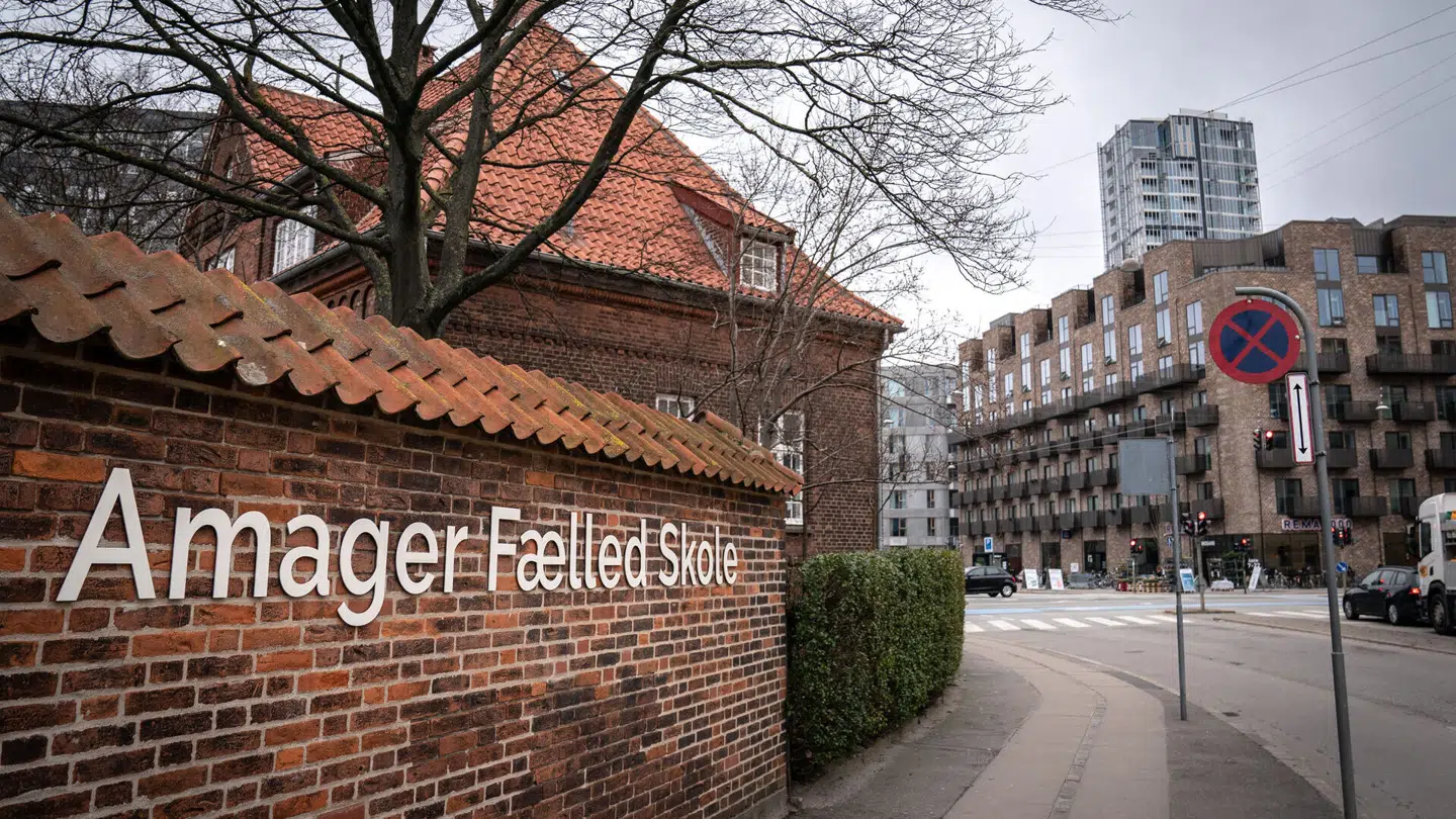 9. klasserne er tilbage på skolen, på Amager Fælled Skole på Amagerbro i København, tirsdag den 23. marts 2021.