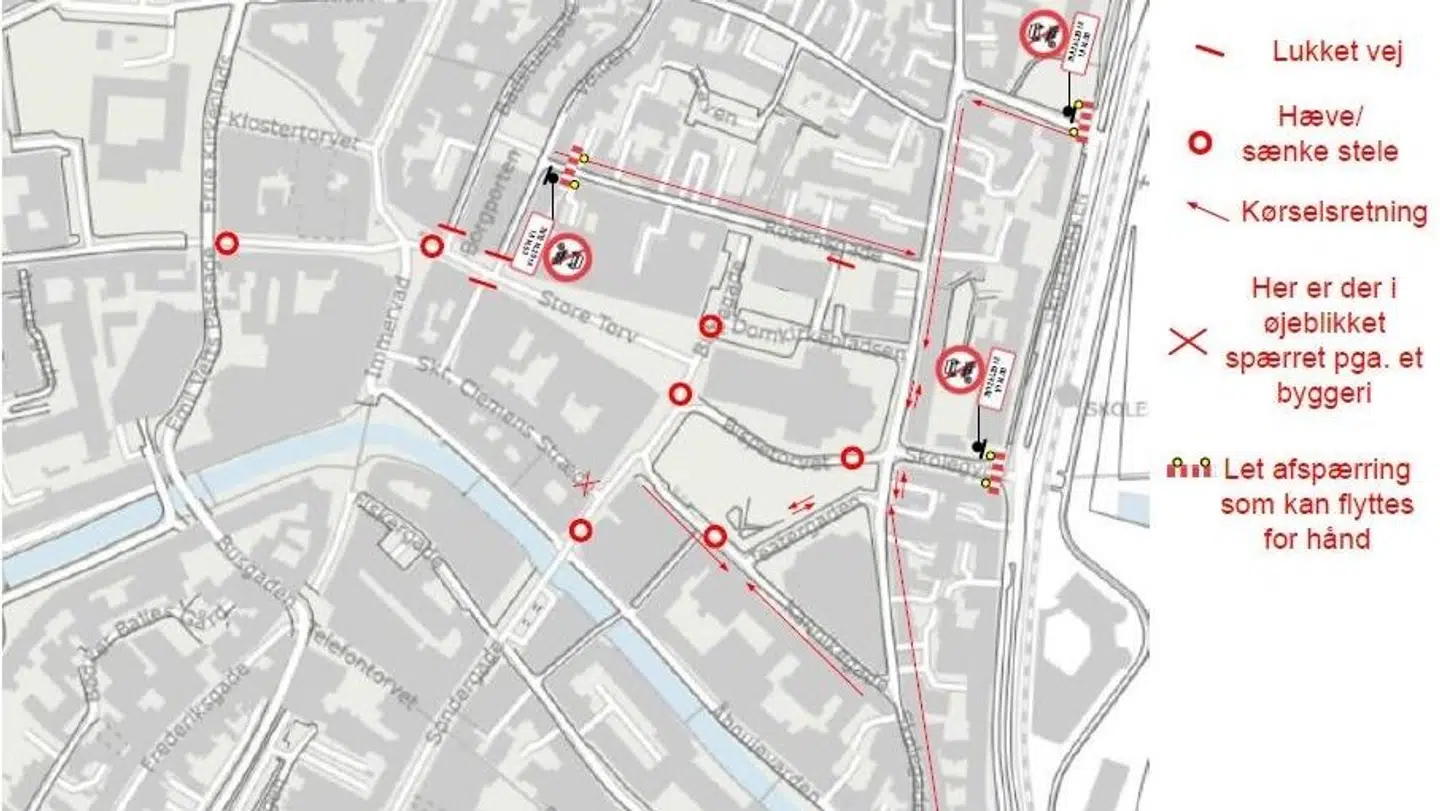 Der blive opsat midlertidige afspærringer og tv-overvågning i Aarhus midtby nytårsaften og nytårsnat.