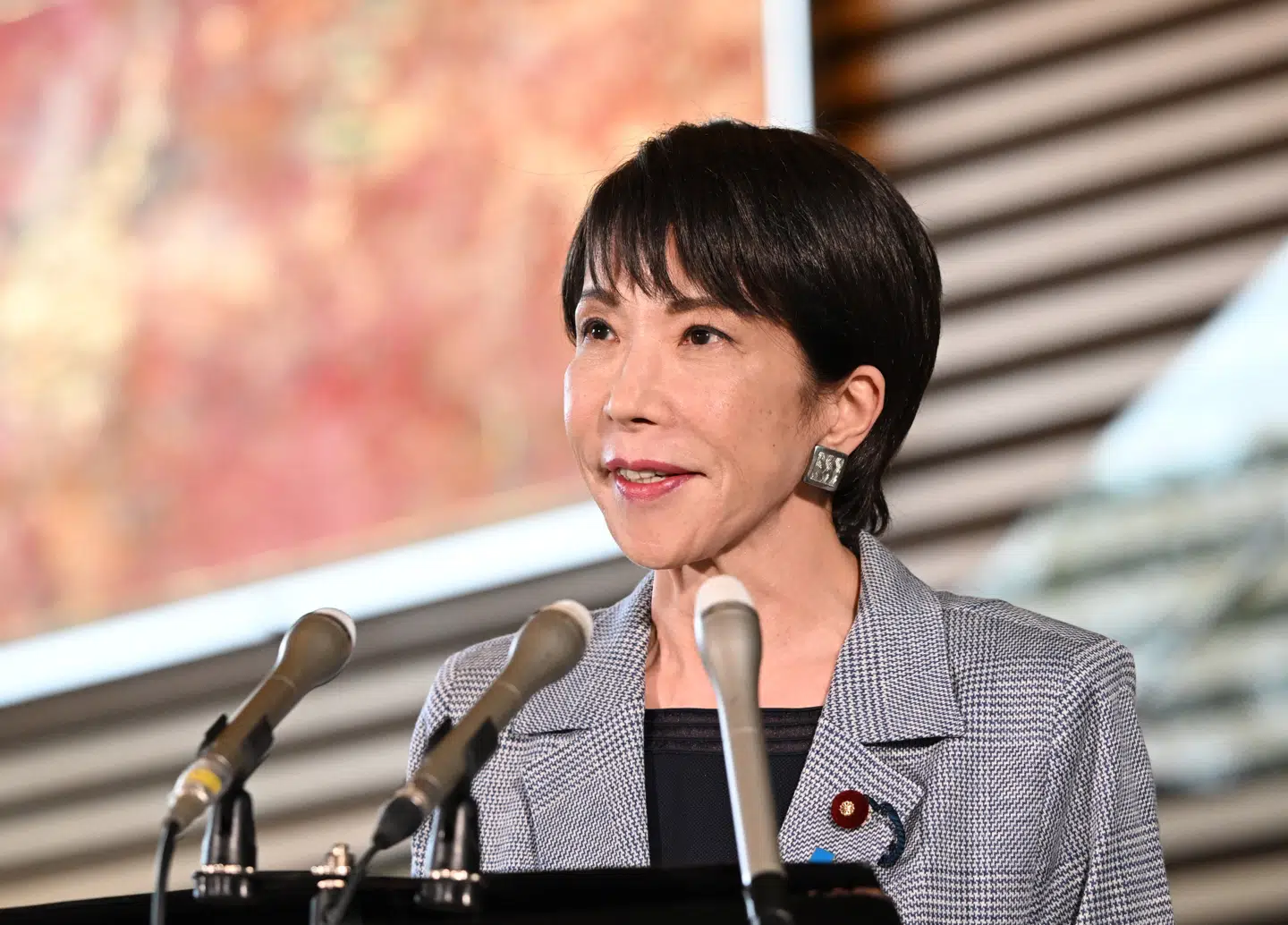 Japans nye premierminister Sanae Takaichi er ikke afvisende over for tanken om atomvåben. Foto: Yoshitaka Nishi, Scanpix.