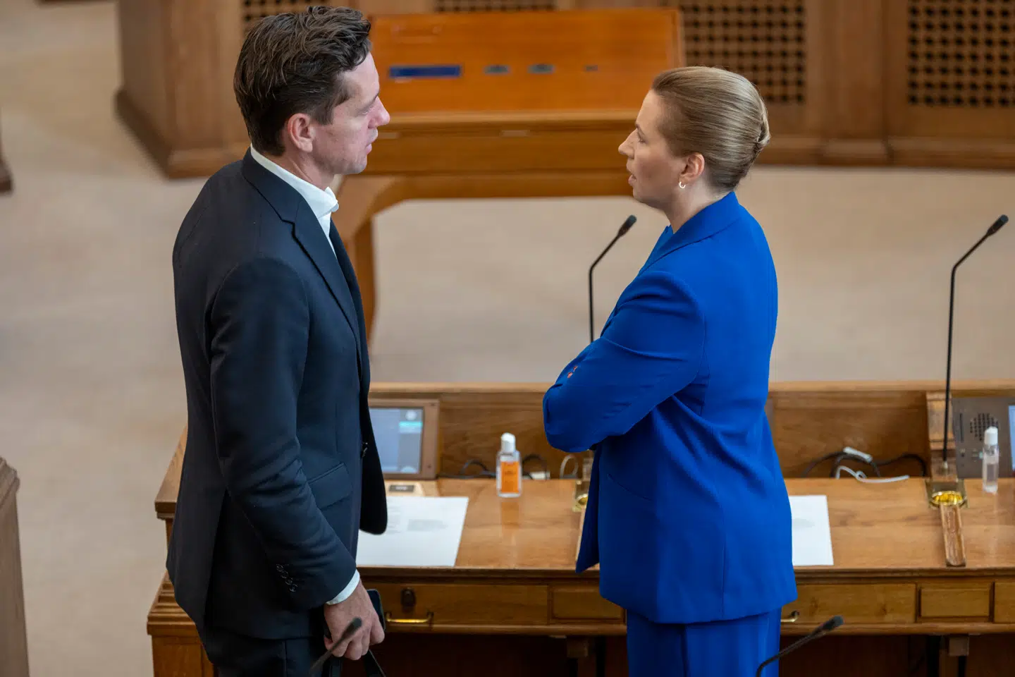 Statsminister Mette Frederiksen (S) og beskæftigelsesminister Kaare Dybvad Bek (S) har strammet retorikken over for udenlandsk arbejdskraft.