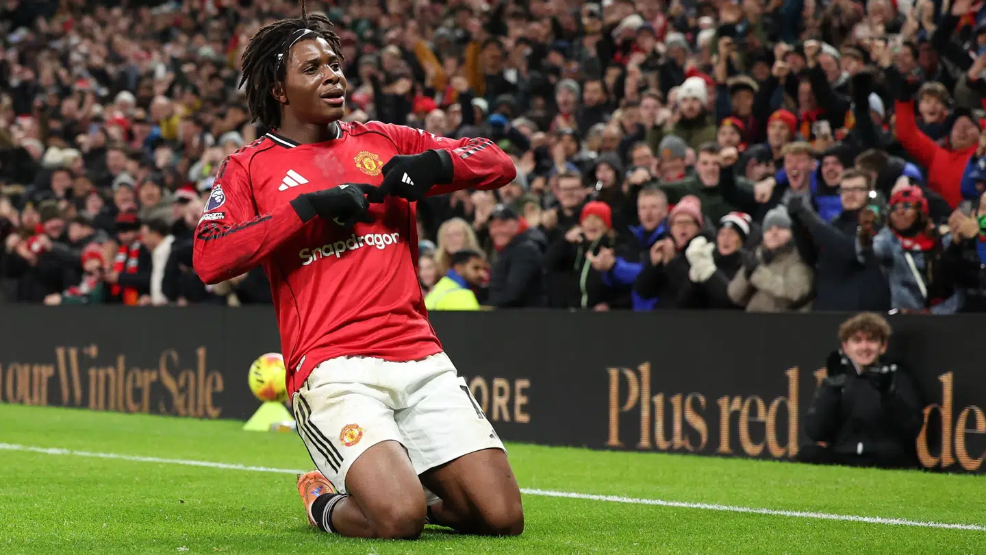 Patrick Dorgu scorede det afgørende mål i fredagskampen mod Newcastle United.