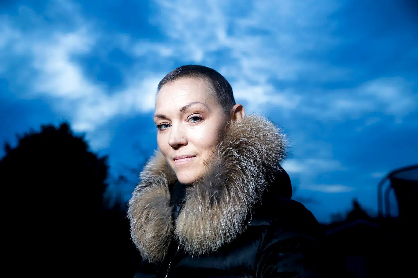 Anne Bech fotograferet for et år siden til B.T.s interview. Hun nægtede at lade modløsheden tage over.