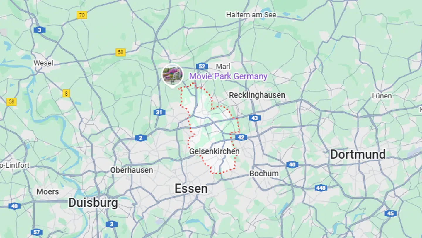 Røveriet skete i byen Gelsenkirchen.