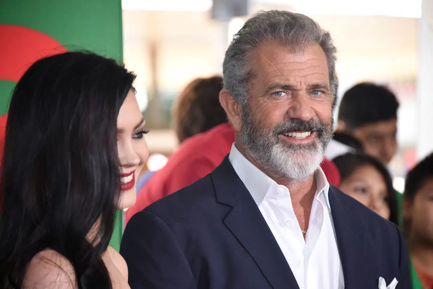 I november 2017 deltog Mel Gibson og Rosalind Ross i premiere på filmen "Daddy's Home 2" i Los Angeles. Tirsdag oplyser talsperson, at de for et år siden gik fra hinanden. (Arkivfoto).
