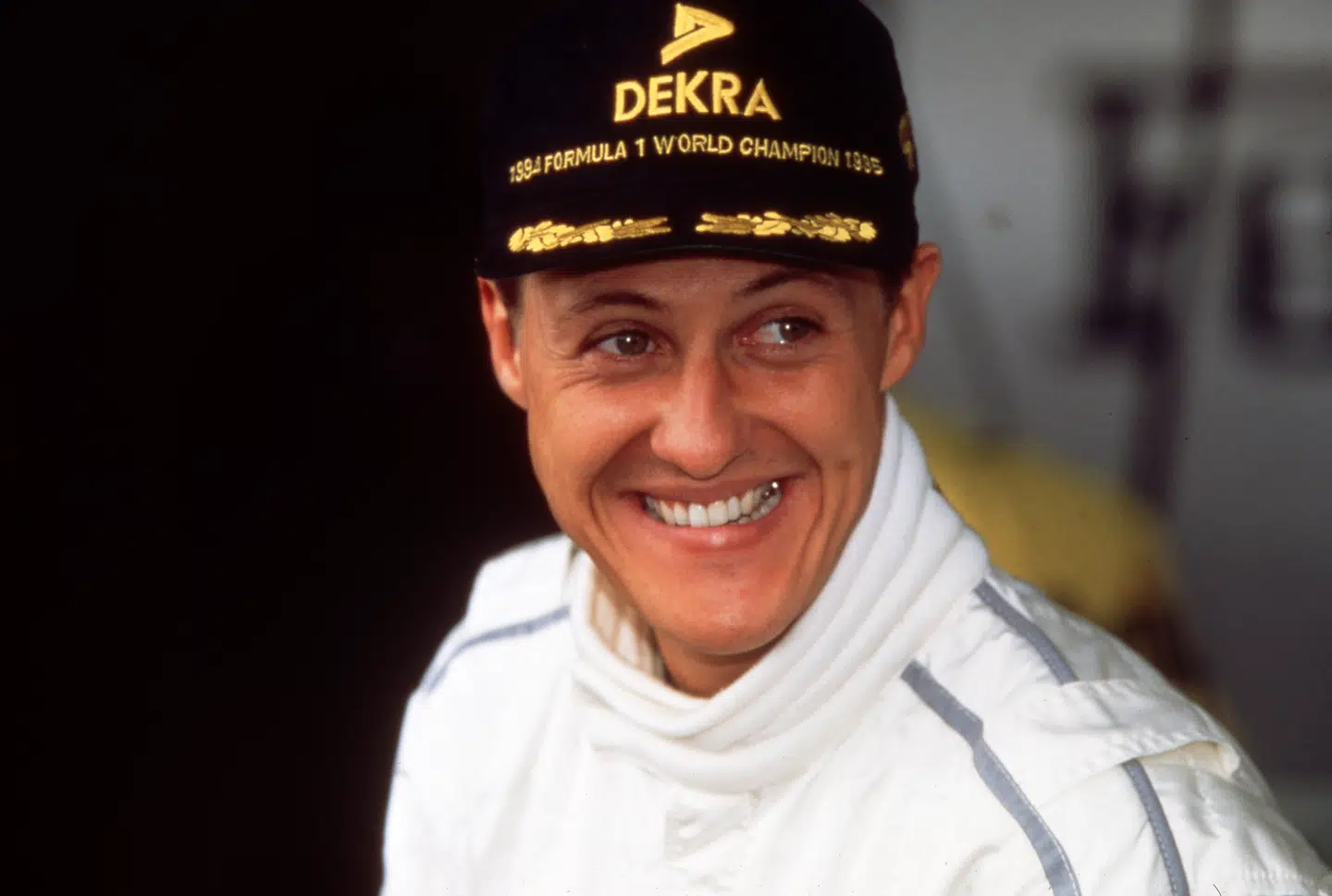 ARKIVFOTO af Michael Schumacher, der nu har rundet de 56 år.