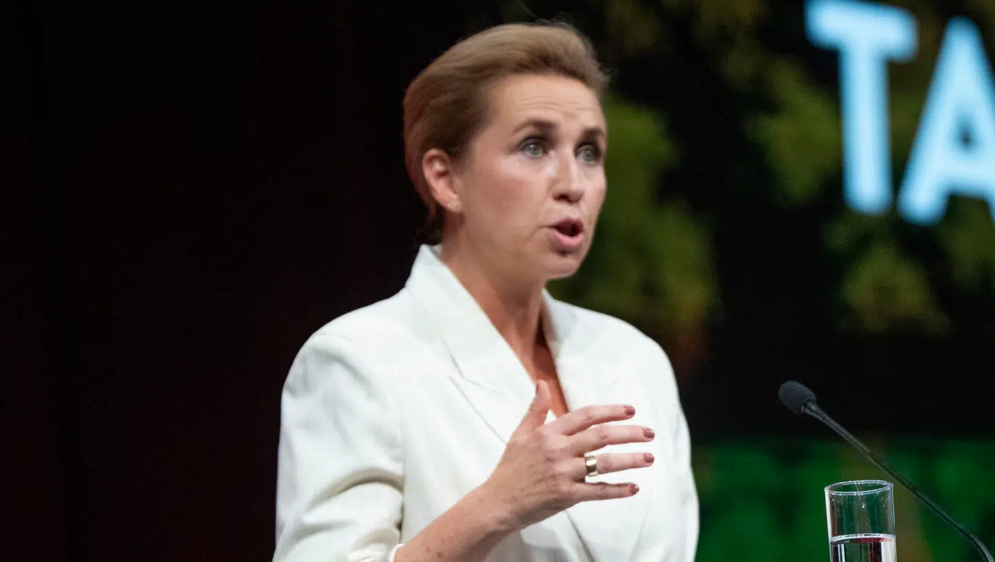 Arkivfoto. Statsminister Mette Frederiksen taler til Socialdemokratiet, der holder årsmøde 2025 i Aalborg Kongres & Kultur Center lørdag 13. september 2025.