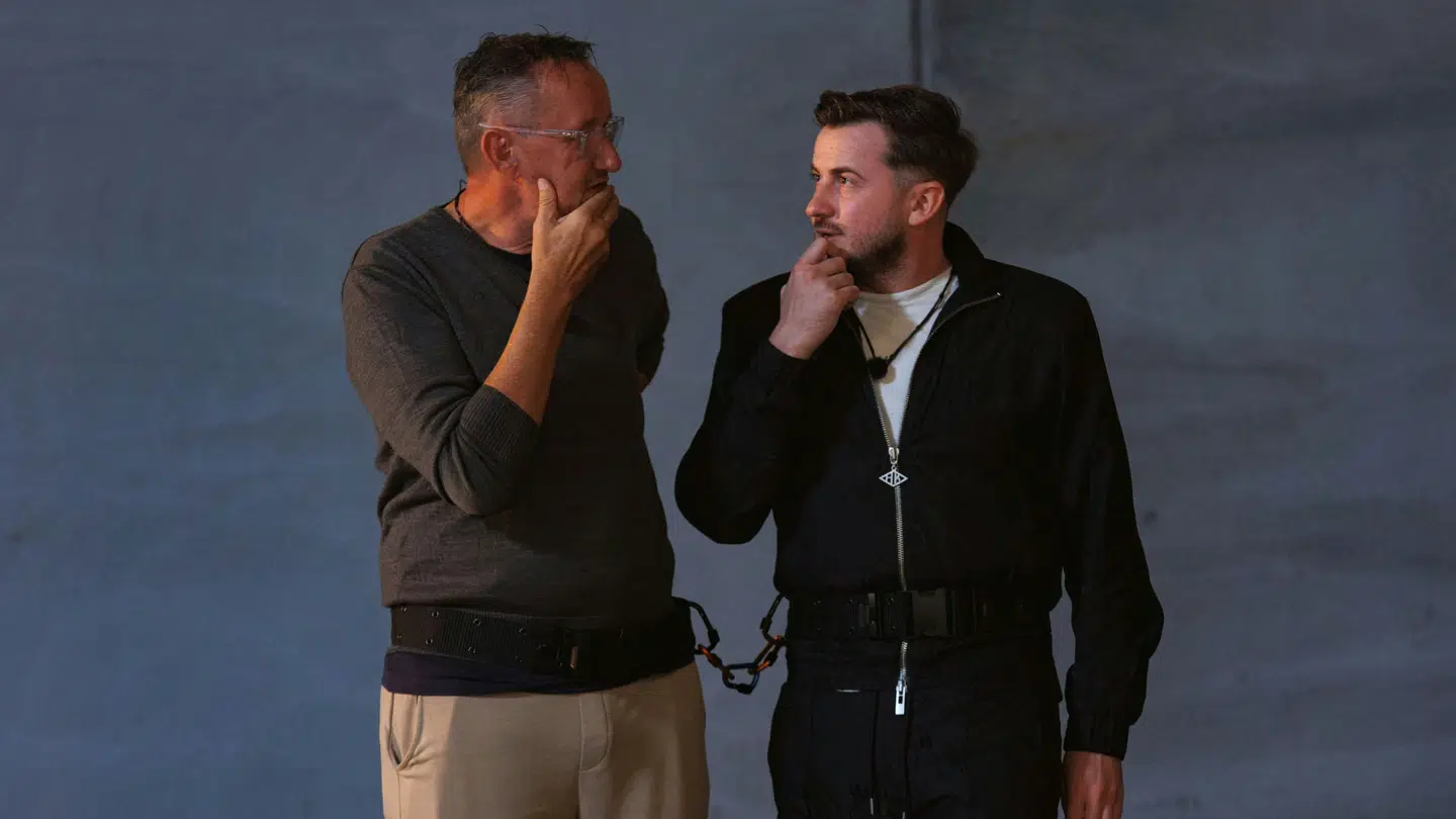 Jesper Skibby og Jimilian blev gode venner under optagelserne af 'Spillet'.