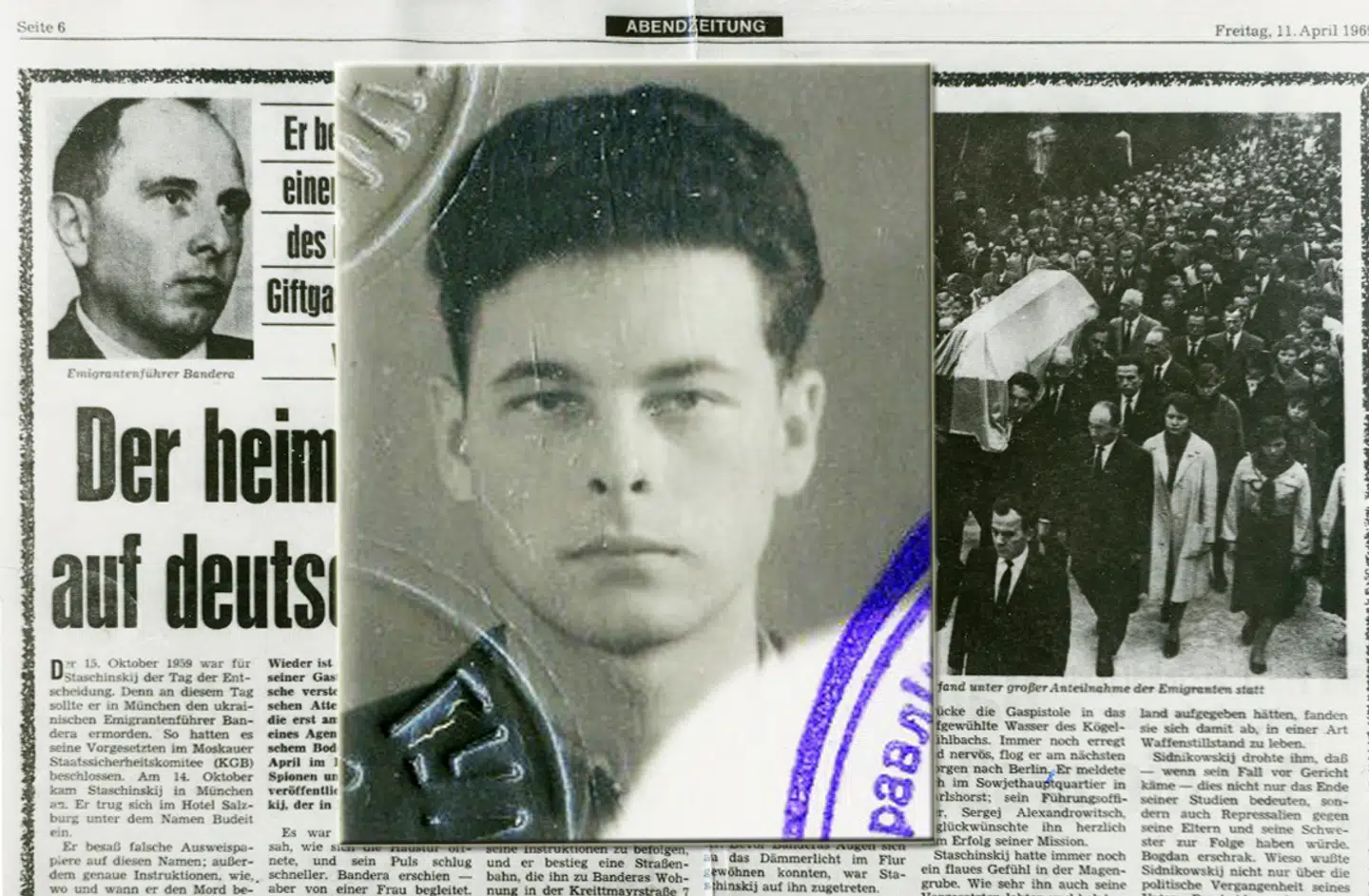 I 1962 bliver en ung spion sat på anklagebænken i Vesttyskland. Den historie, han fortæller, tager omverdenen med ind i Sovjetunionens blodige jagt på kritikere og afhoppere. Flere år senere er historien den samme i nutidens Rusland.