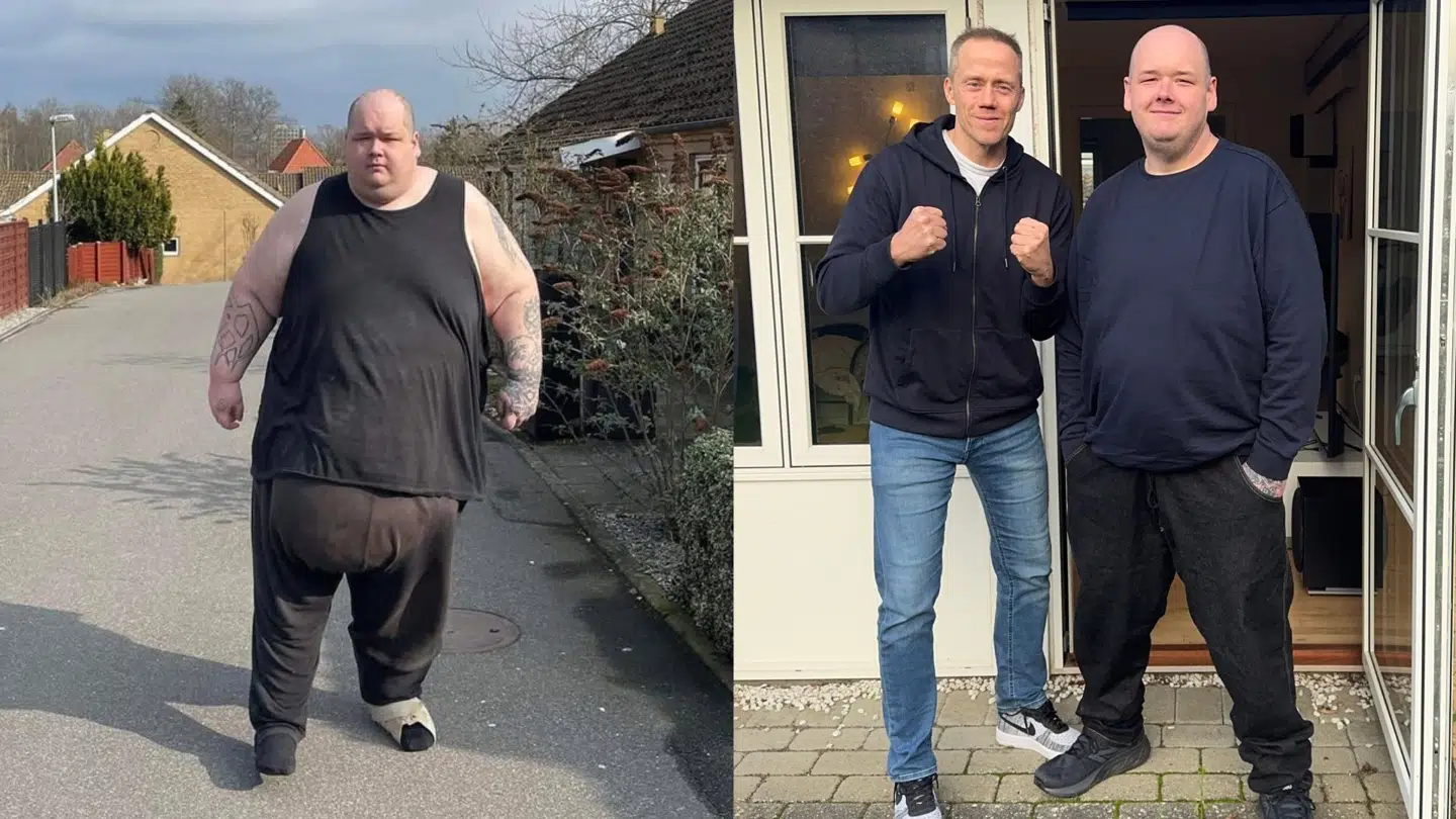 Stefan Jepsen har ved hjælp fra sin træner Henrik Duer tabt sig omkring 200 kilo.