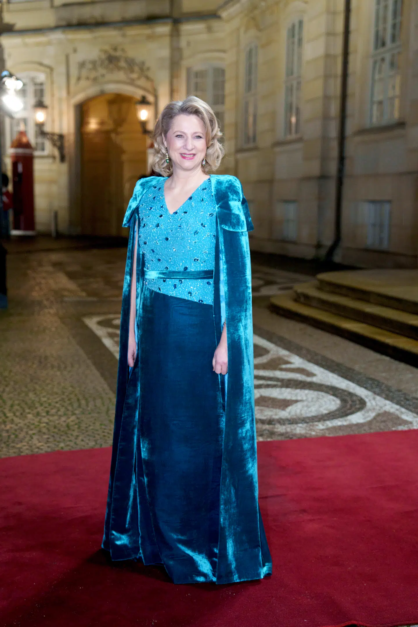 Social- og boligminister Sophie Hæstorp Andersen ankommer til nytårskur og -taffel i Christian VII's Palæ på Amalienborg.