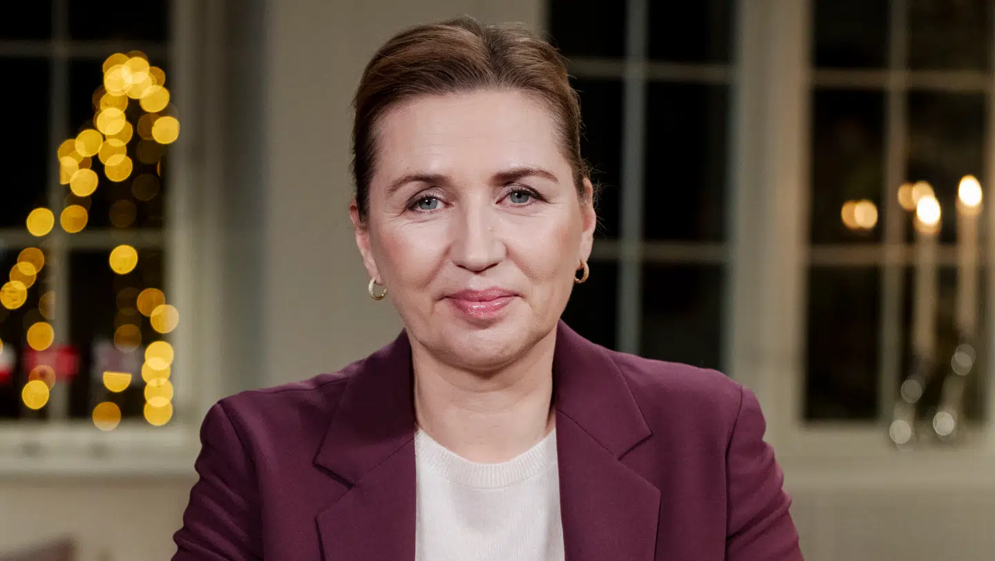 Statsminister Mette Frederiksen (S) holdt nytårstale på Marienborg i Kongens Lyngby, torsdag den 1. januar 2026.