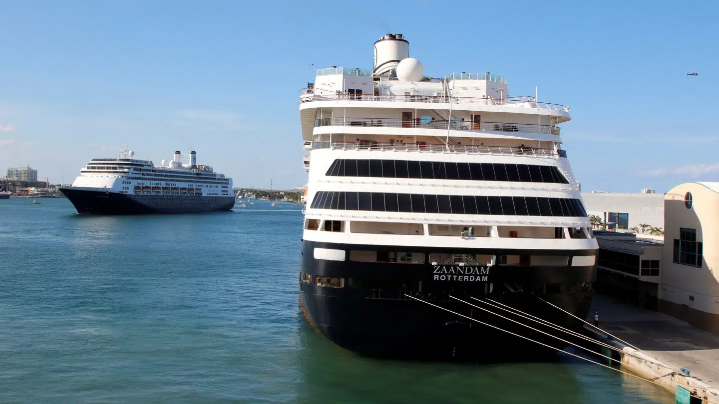 Kvinden var ombord på et krydstogtsskib fra Holland America Line. (Arkivfoto)