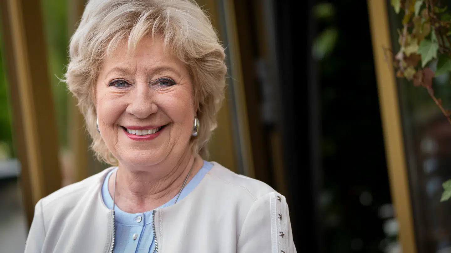 Dansktop-dronningen Birthe Kjær.