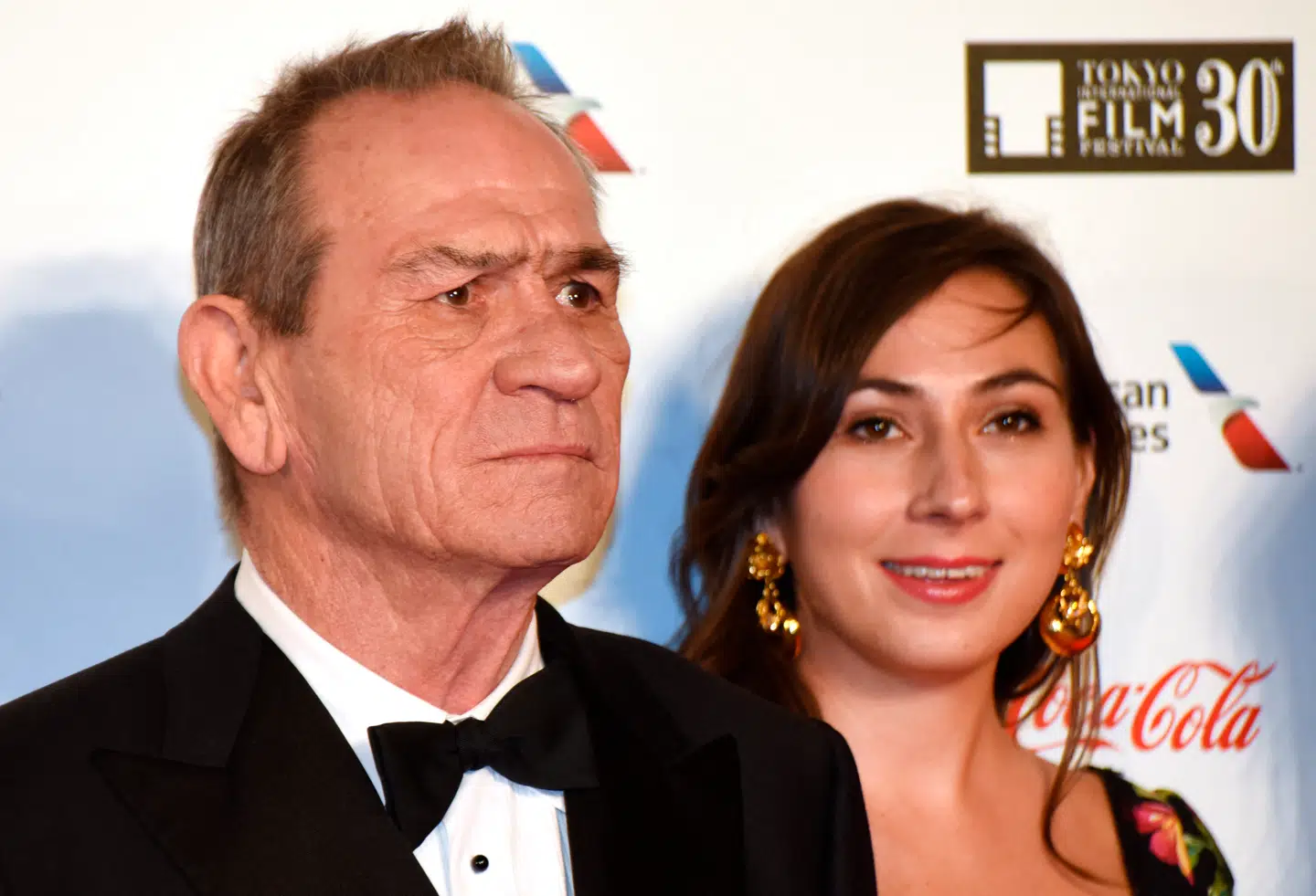 Tommy Lee Jones sammen med datteren Victoria Jones.