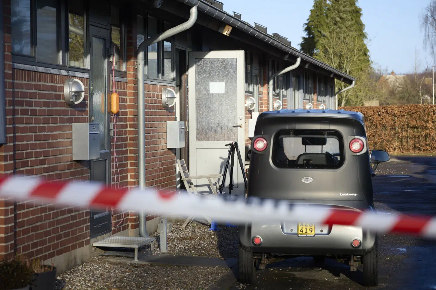 Fyns Politis efterforskning af et drab på Sandalsvej i Svendborg har ført til, at man har anholdt en 30-årig mand fredag eftermiddag. (Arkivfoto).