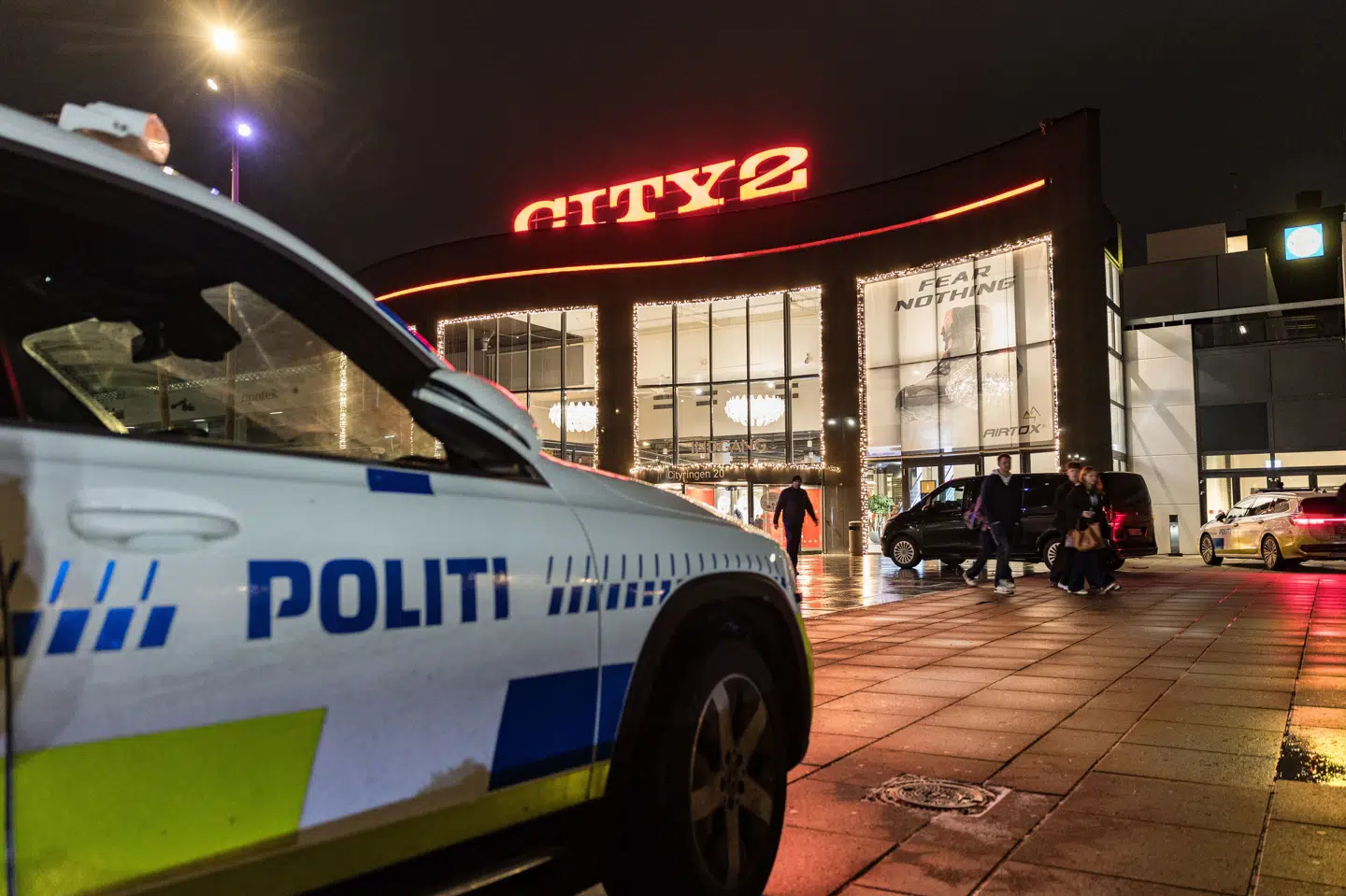 Politiet var fredag aften til stede ved storcentret City2 i Taastrup på grund af et knivstikkeri. (Arkivfoto).