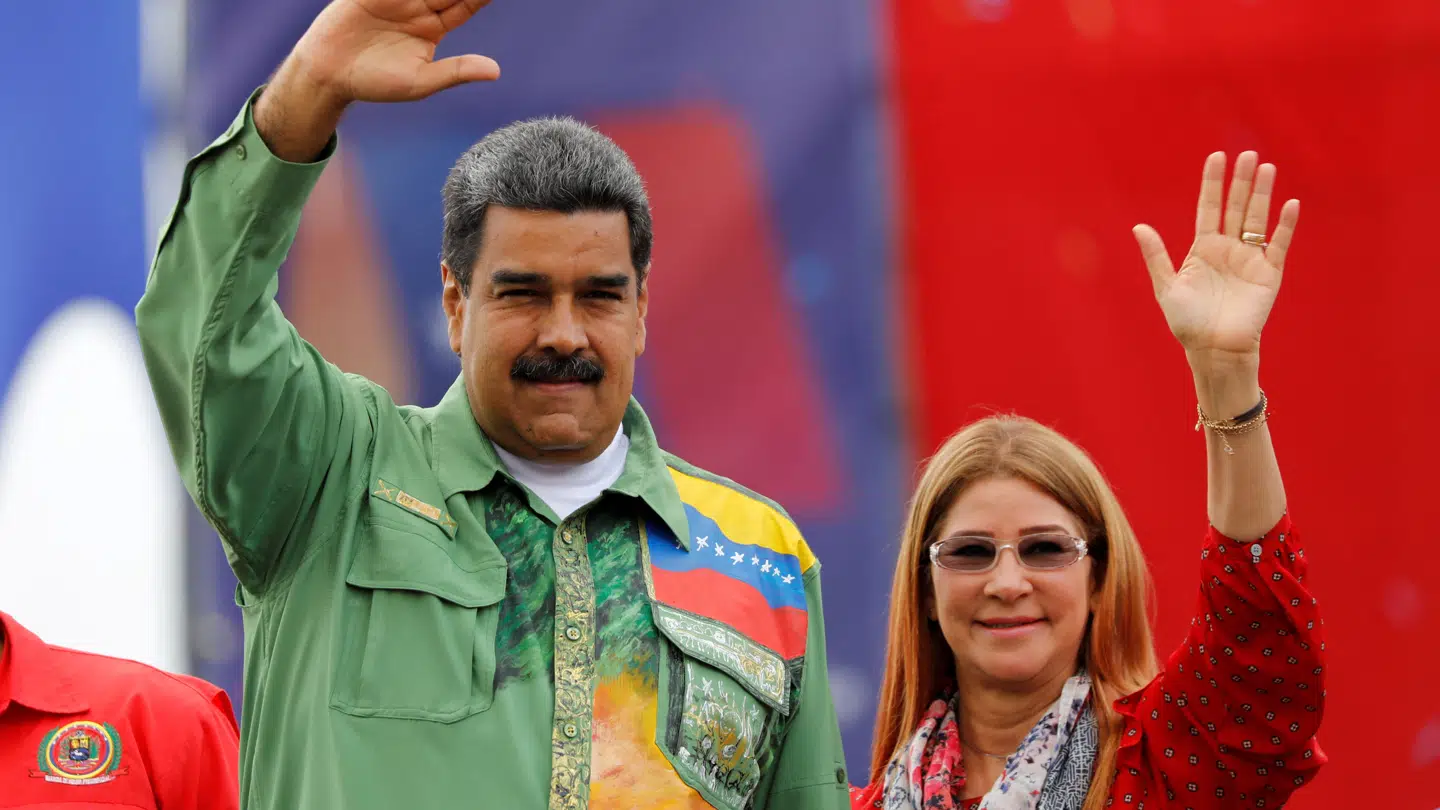 (Arkivfoto) Venezuela's præsident Nicolás Maduro og hans kone Cilia Flores er lørdag blevet taget til fange af de amerikanske specialstyrker.